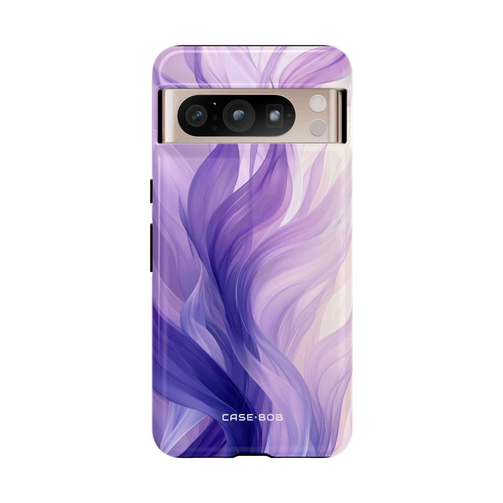Purple Ribbon Waves Google Pixel 8 Pro Case - Tough