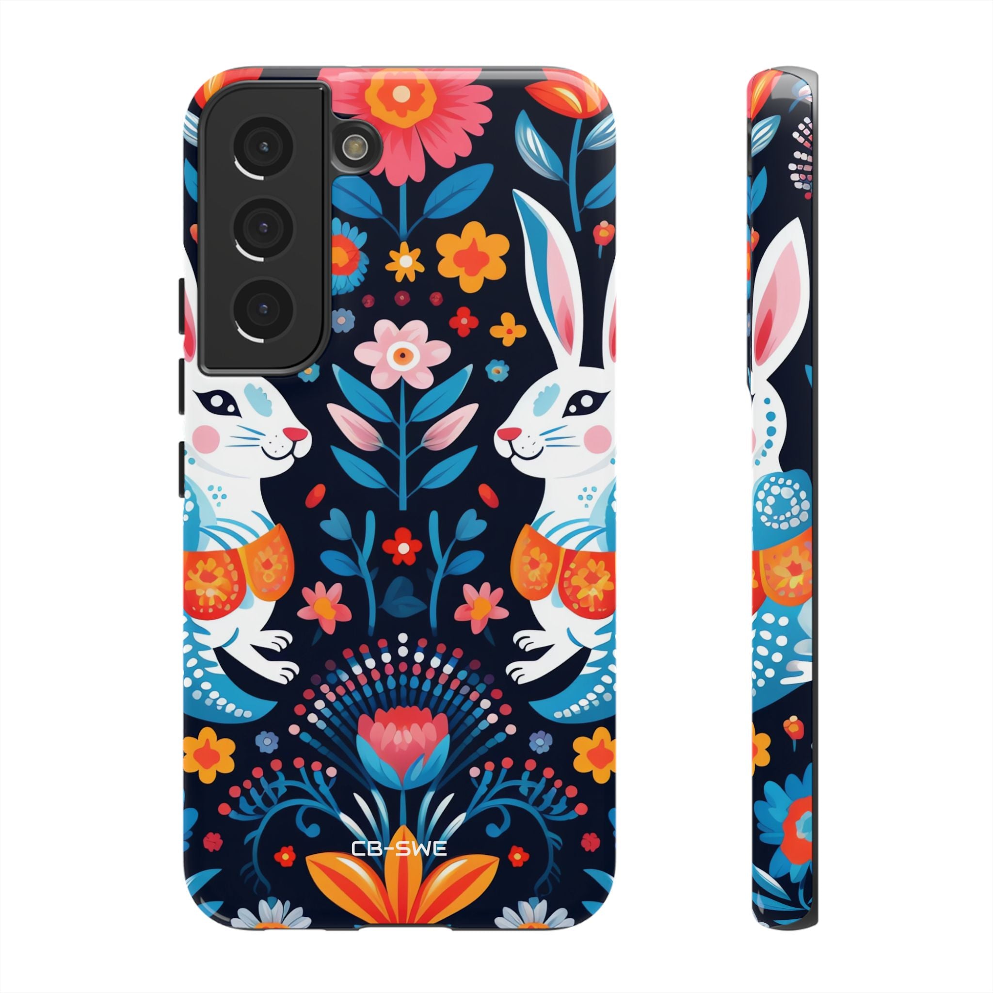 Bunnies Hop Flowers - Samsung Case