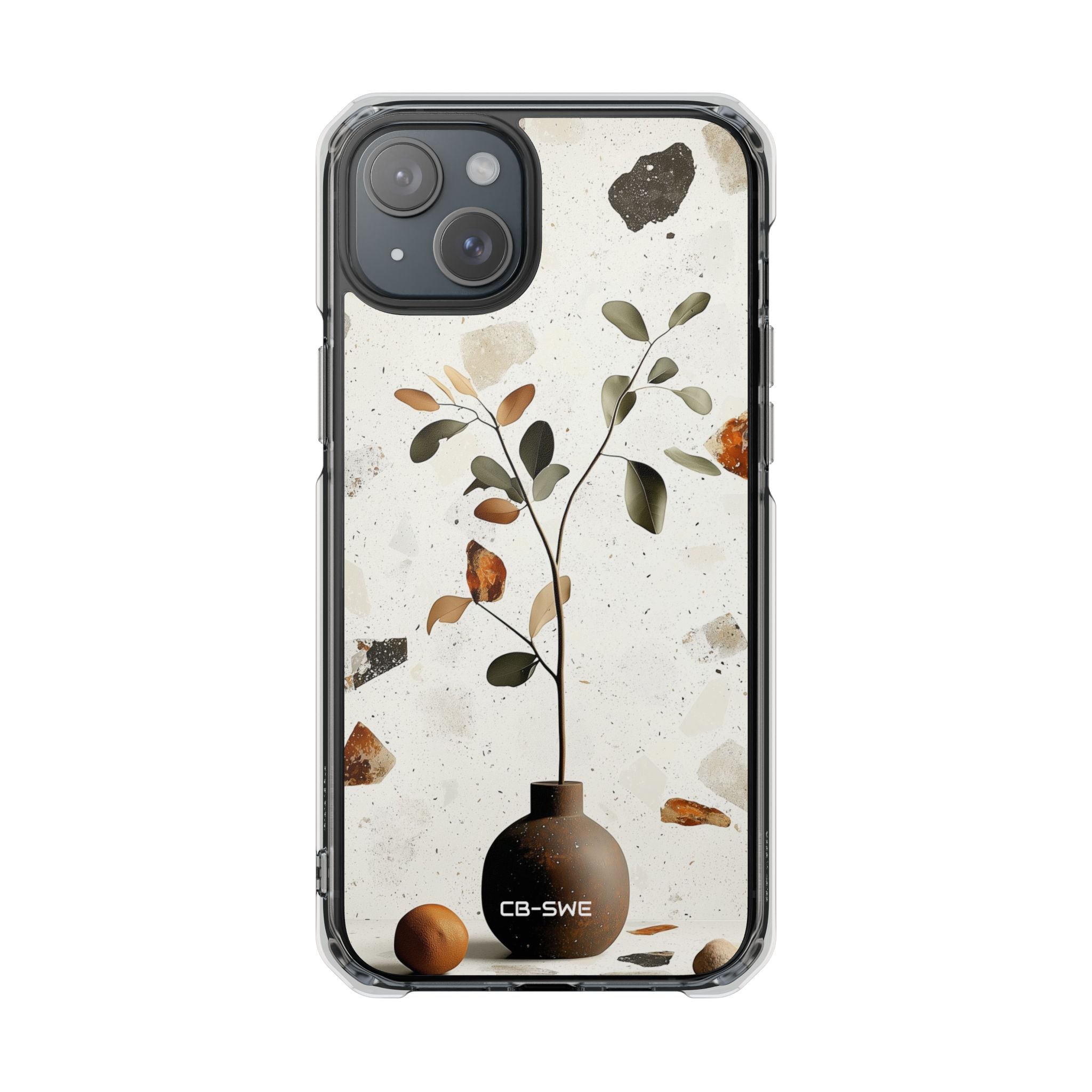 Vase Holds Leaves iPhone Case - Impact