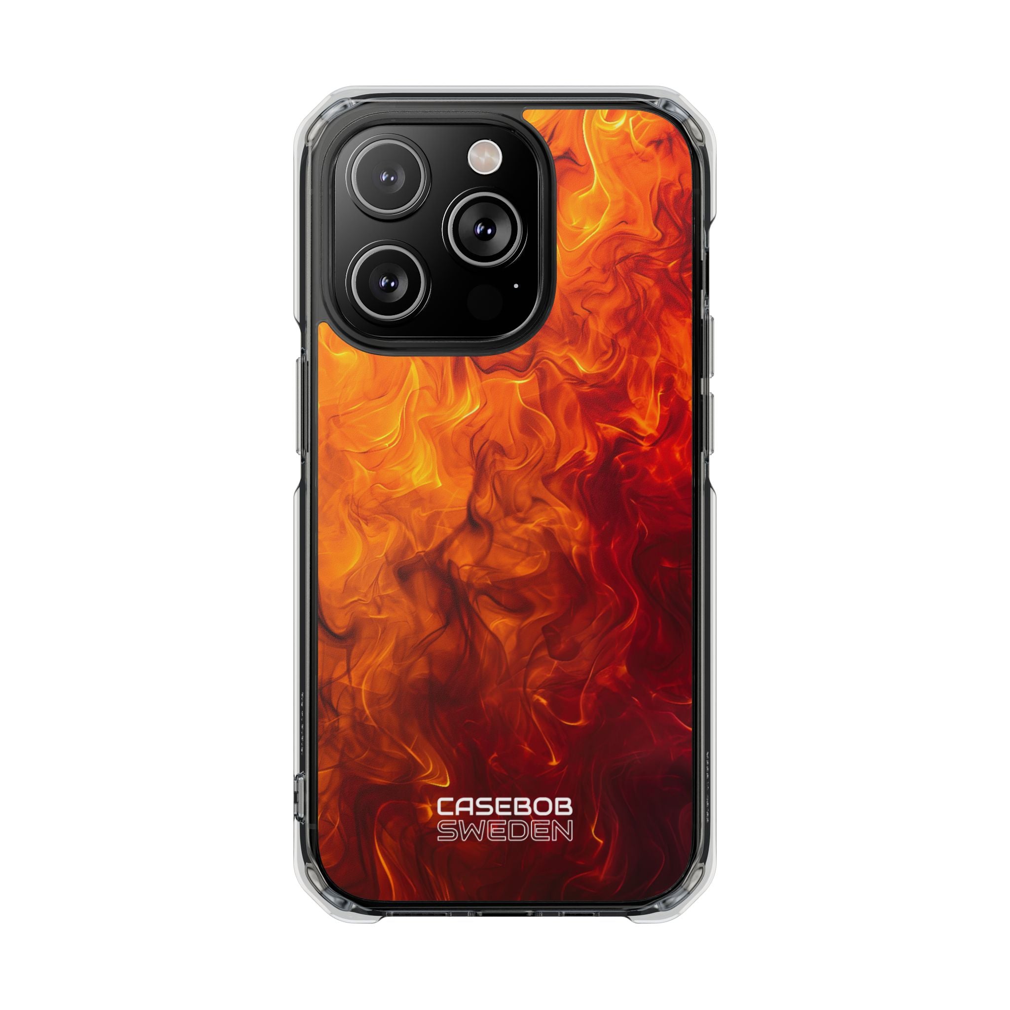 Flaming Energy Swirl iPhone 14 - Impact Clear+