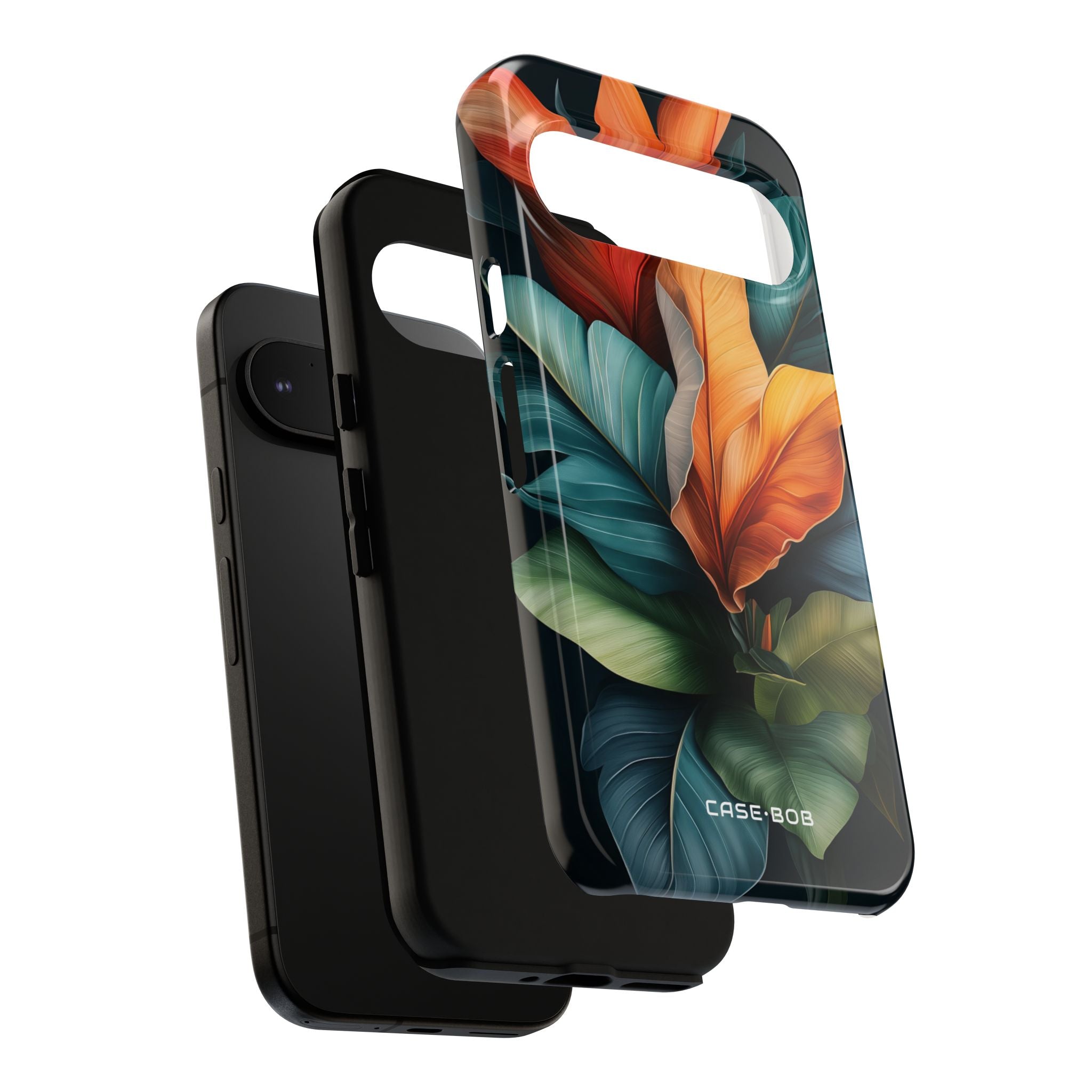 Tropical Leafburst Google Pixel 9 Case - Tough