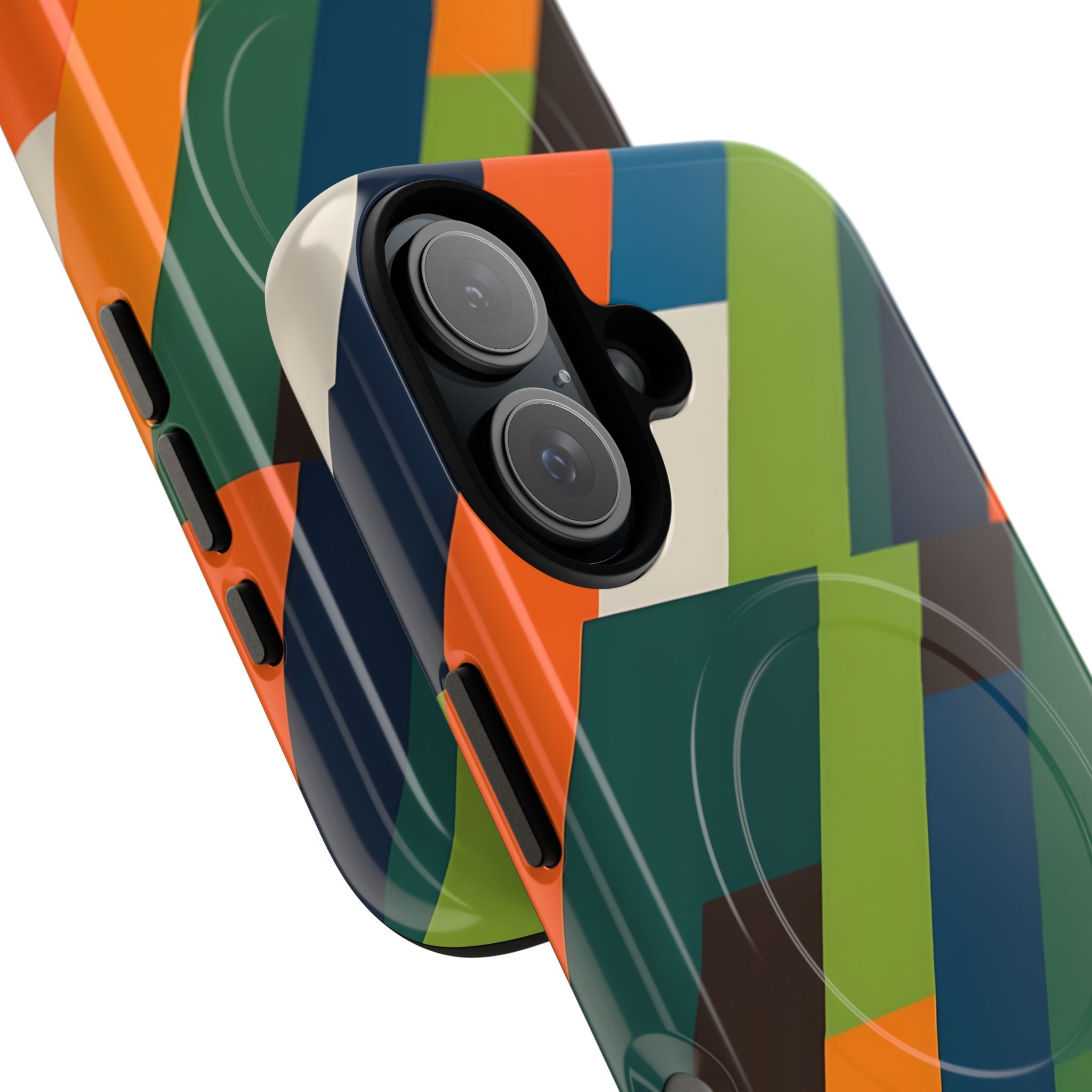 Diagonal Blaze iPhone 16 Case - Tough+