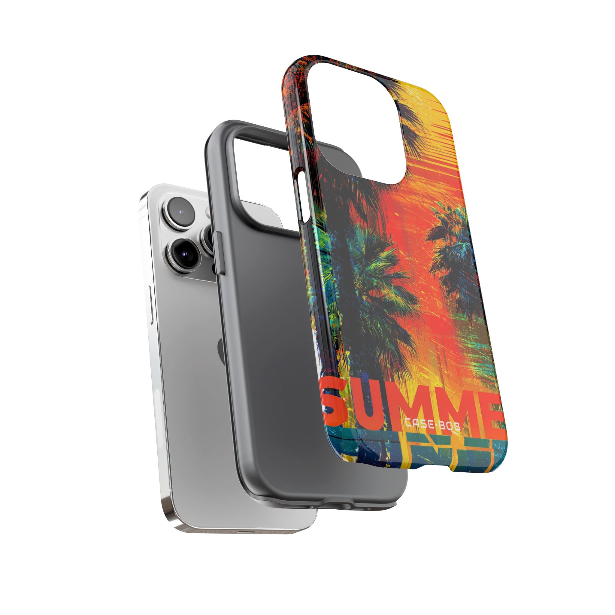 Tropical Sunburst iPhone 14 Pro Case - Tough