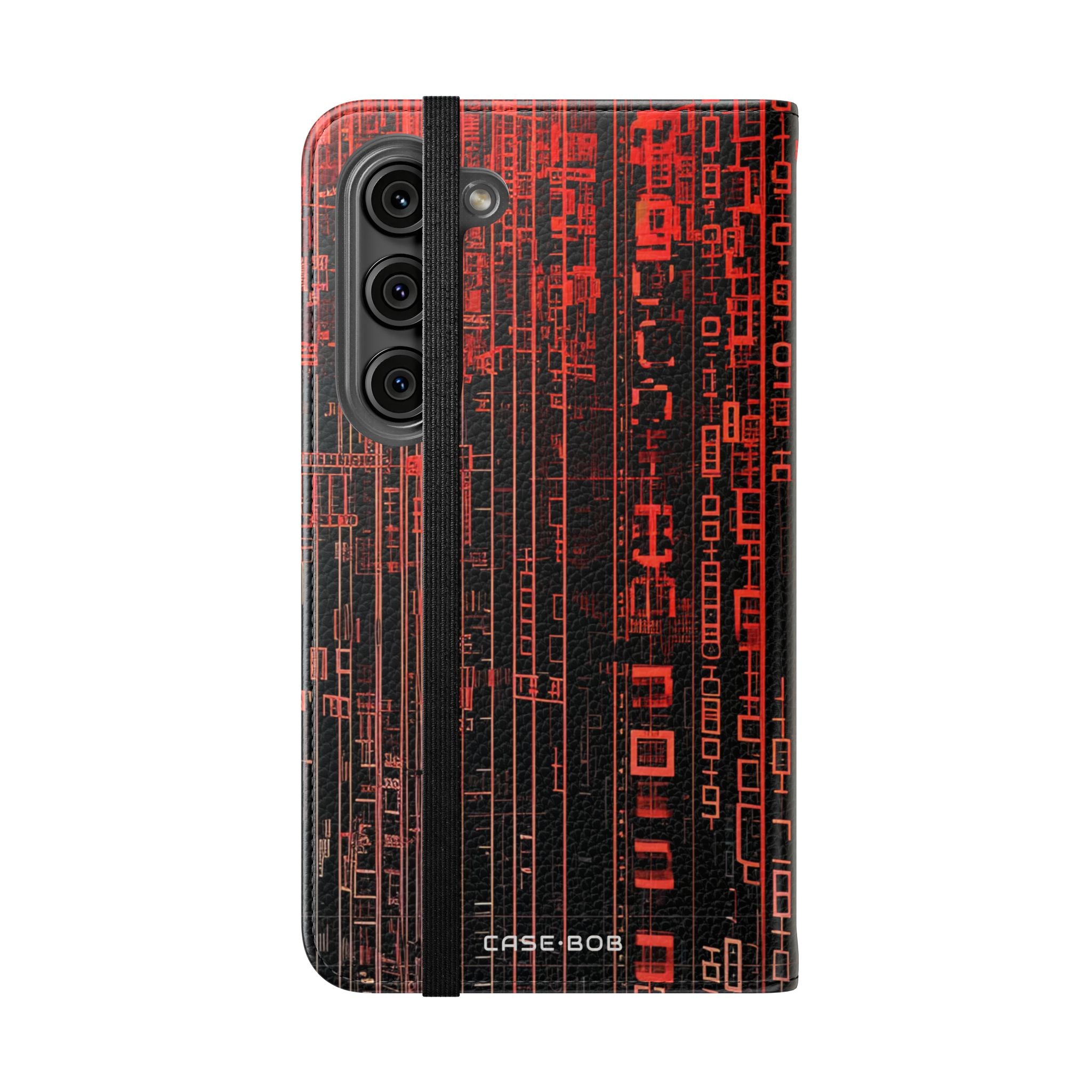 Crimson Columns - Samsung S23 Case - Wallet