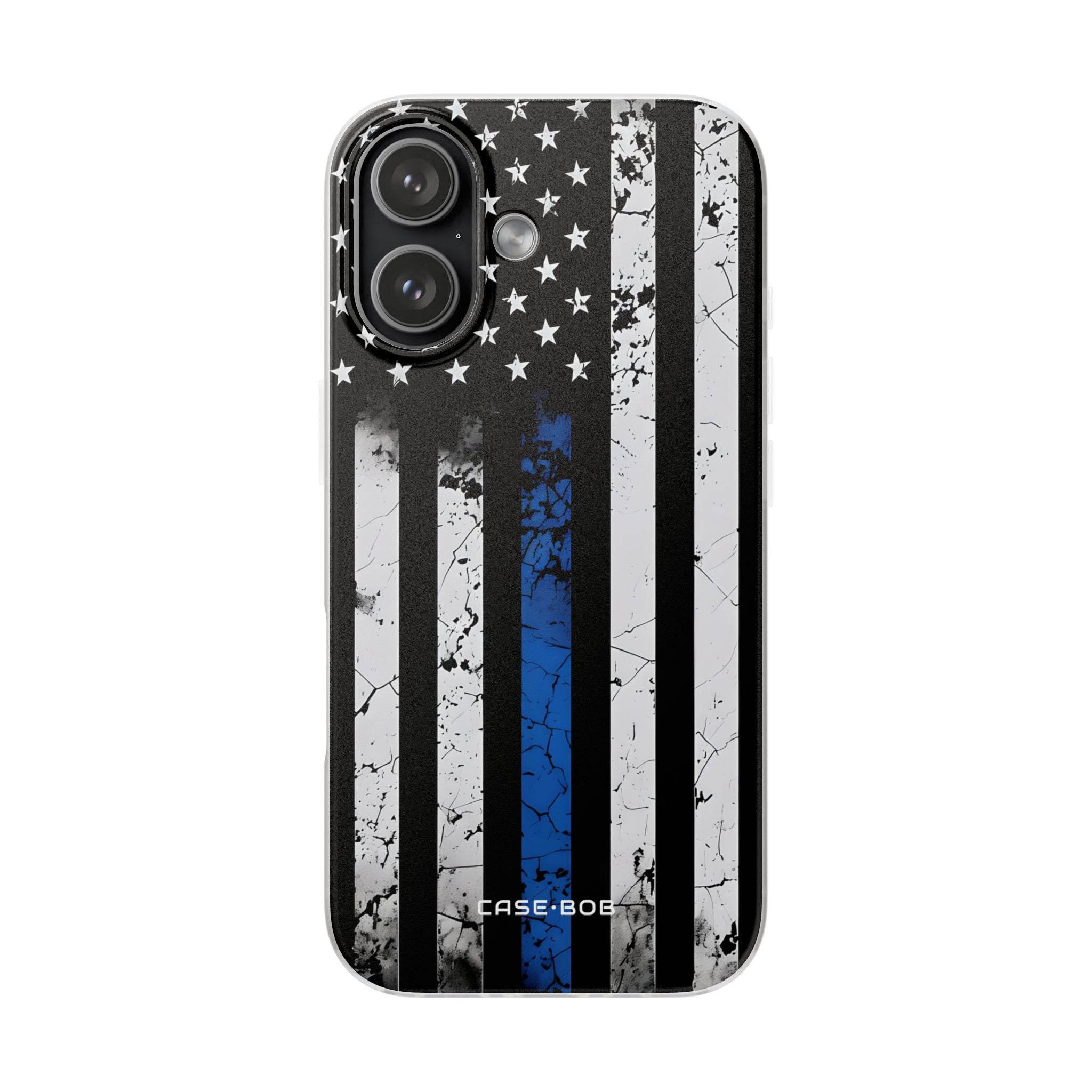 Blue Stripe Flag iPhone 17 Case - Soft