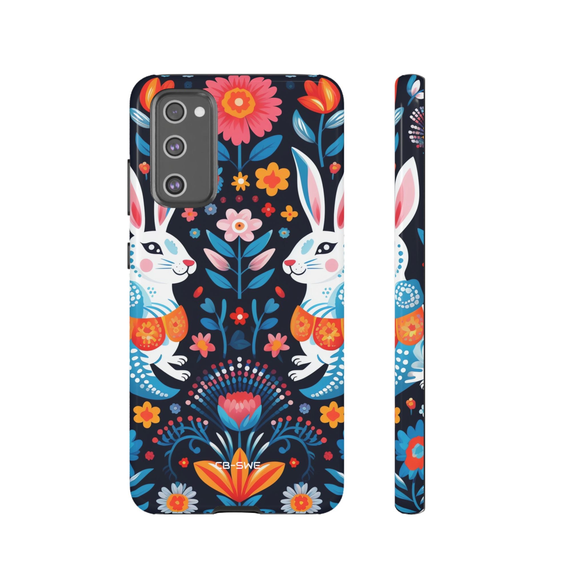 Bunnies Hop Flowers - Samsung Case