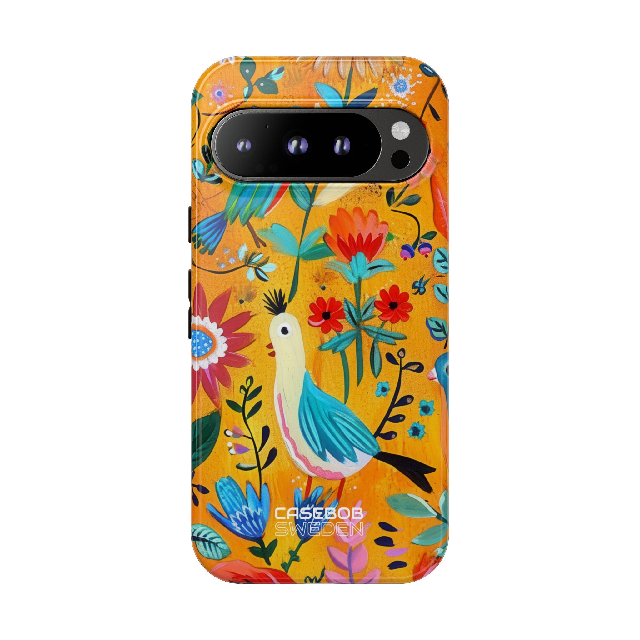 Whimsical Birds Garden Google Pixel 9 - Tough