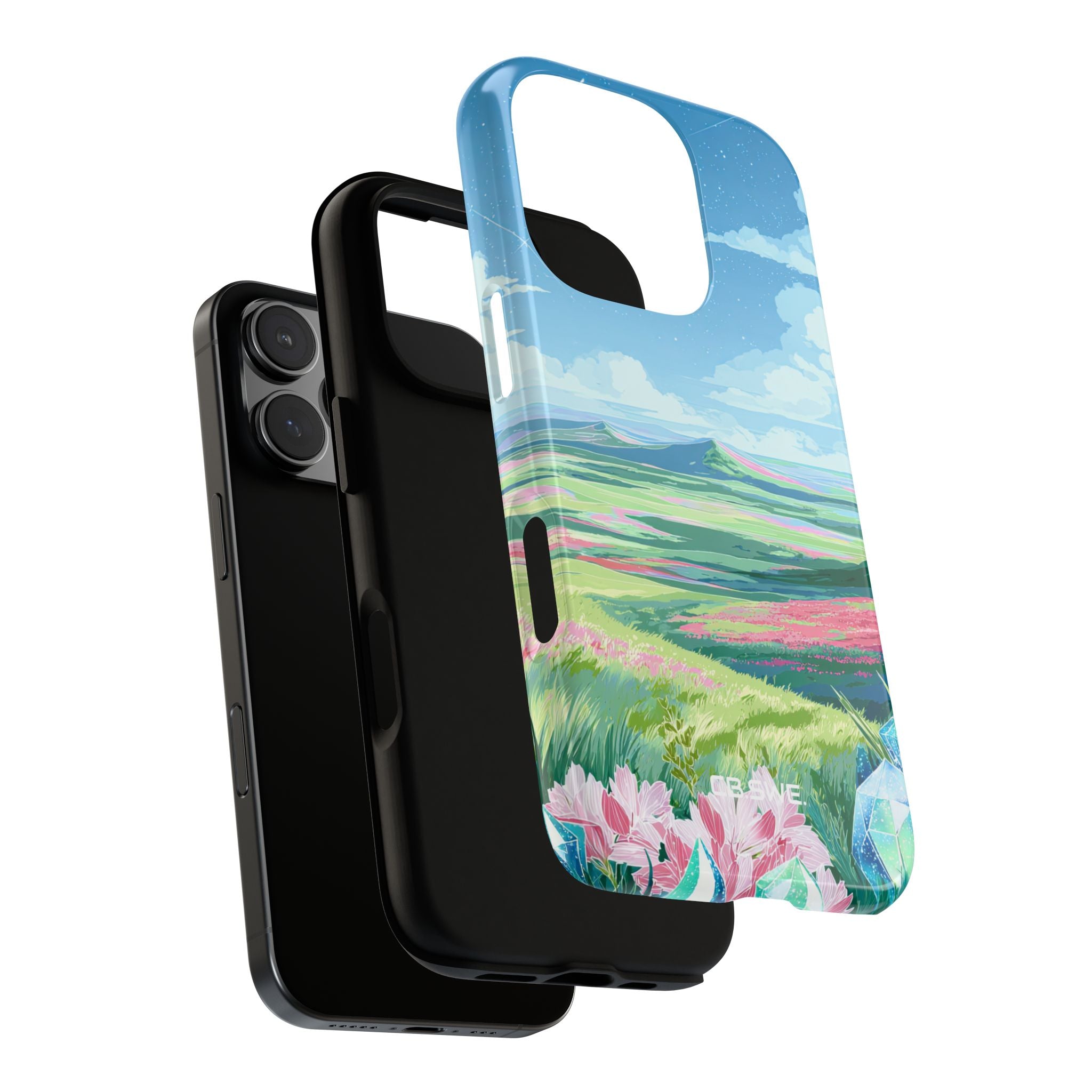 Serene Crystal Landscape iPhone 16 - Tough