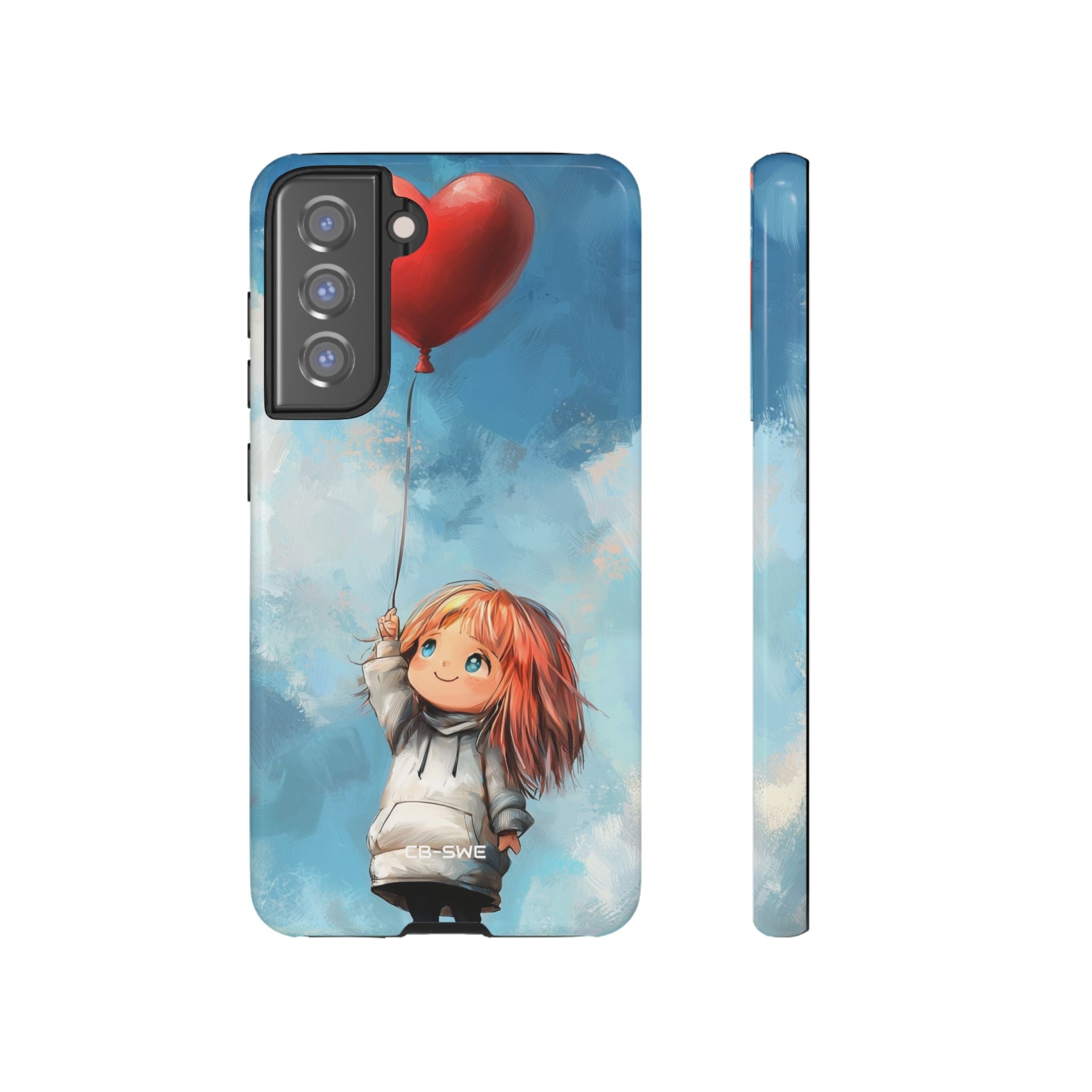 Joyful Girl Reaches - Samsung Case