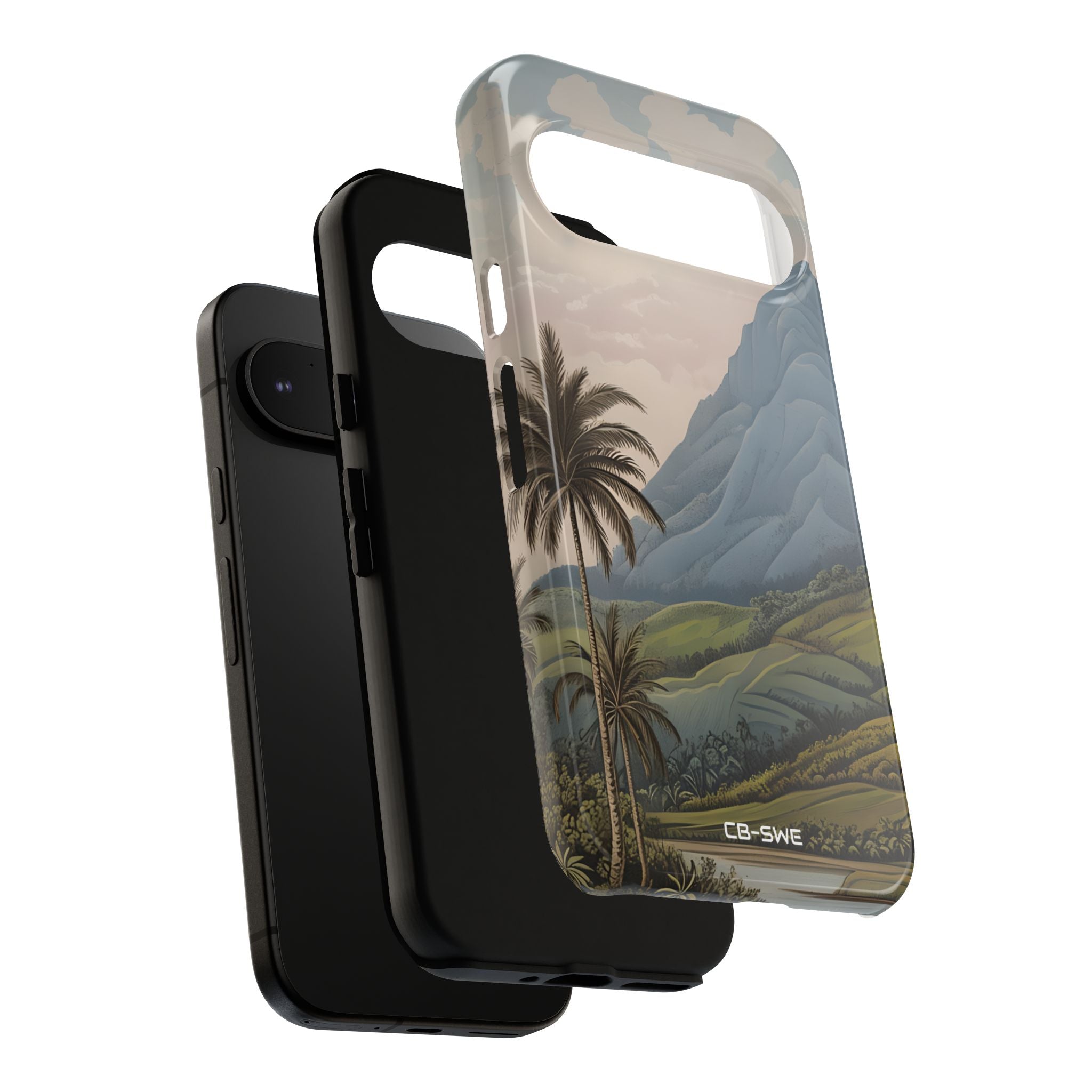Serene Mountain Oasis - Google Pixel Case