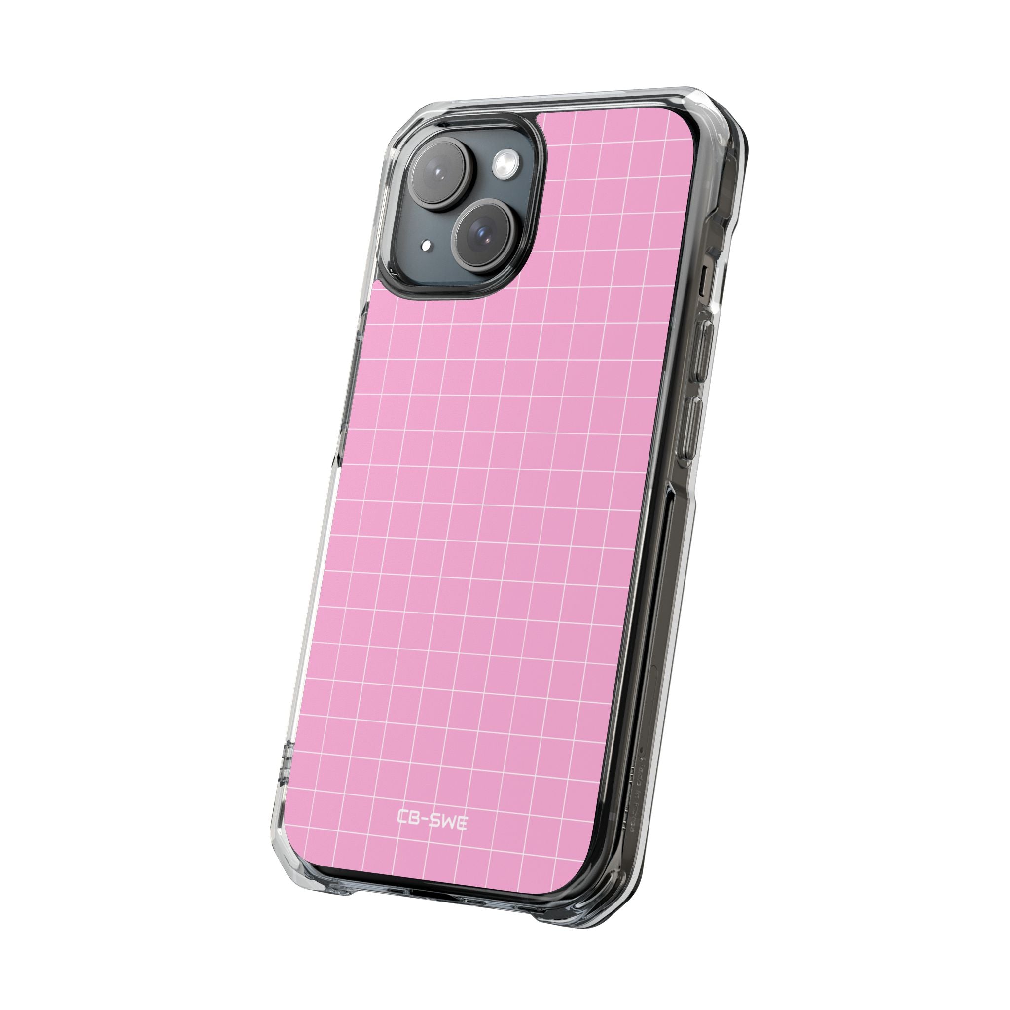 Pink Squares Align iPhone Case - Impact