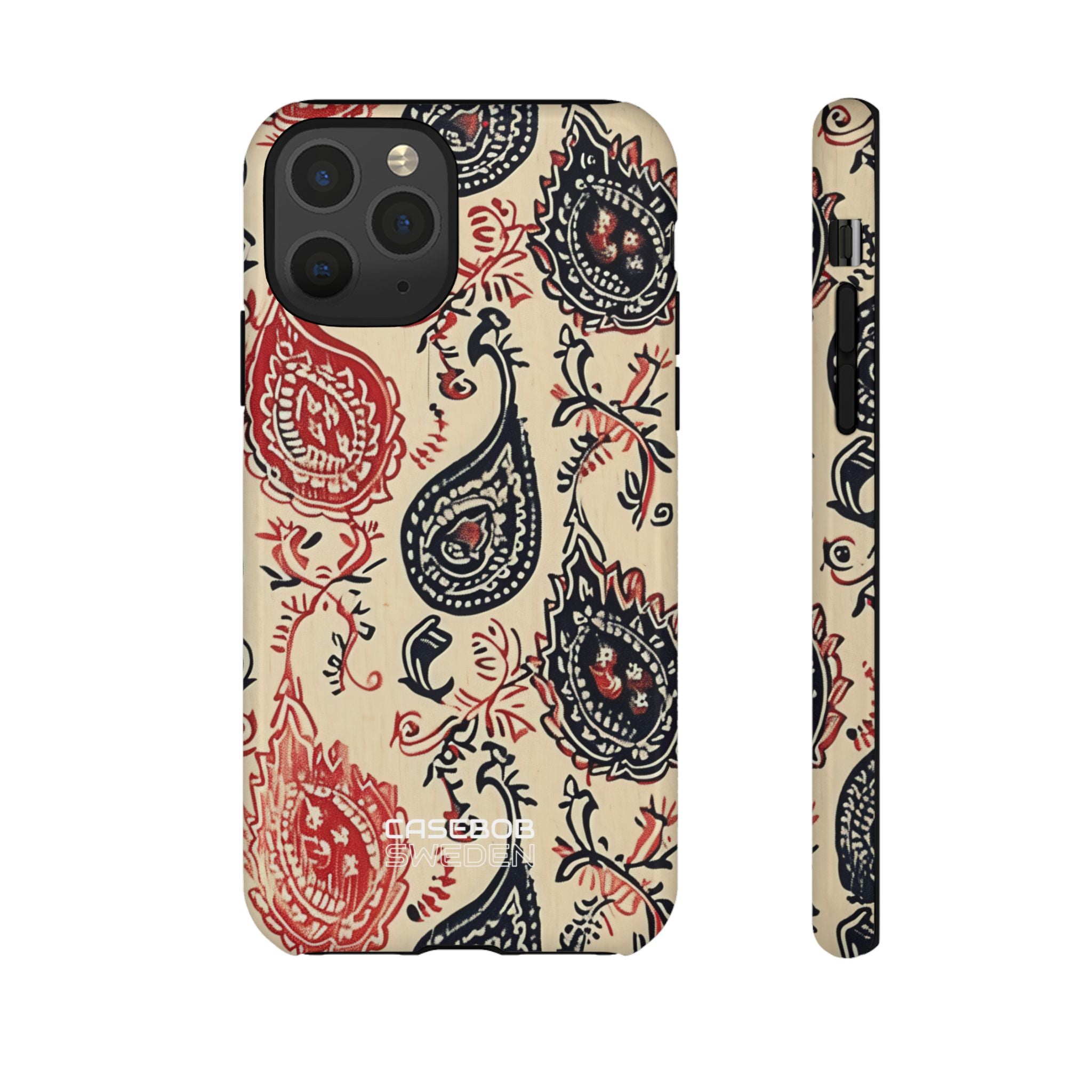 Navy Paisley Swirl iPhone 11 - Tough