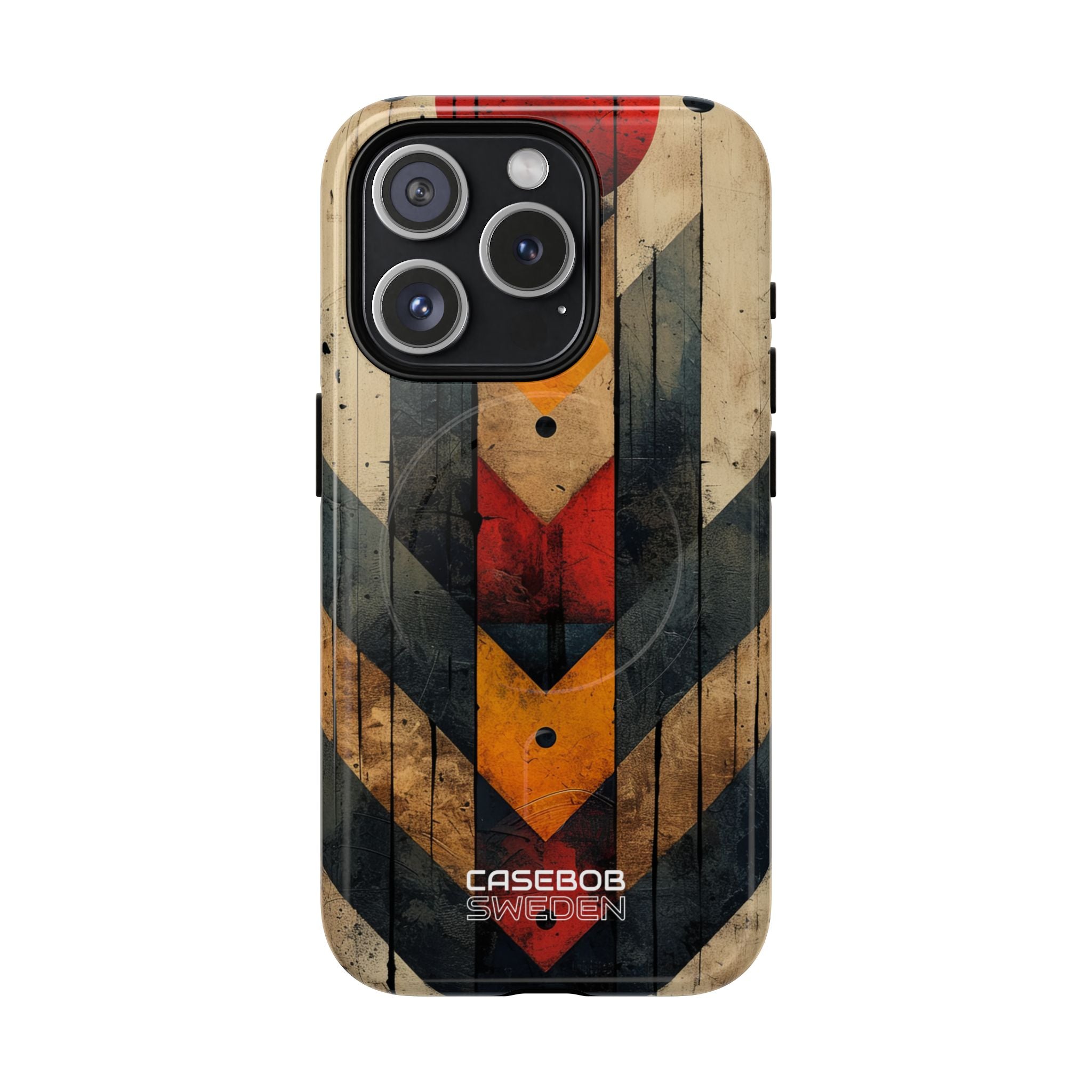 Geometric Fire Rise iPhone 15 - Tough+