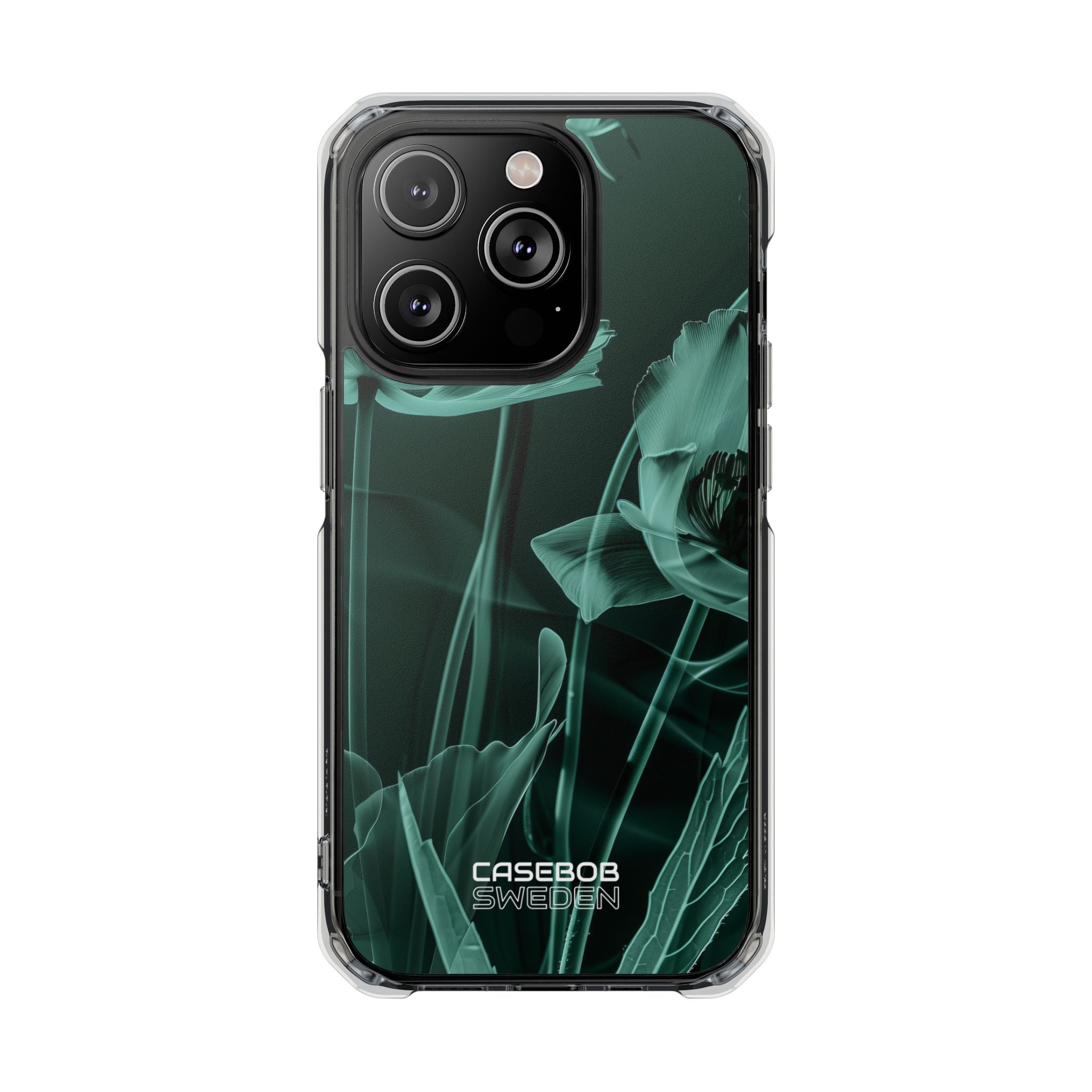 Teal Bloom Radiance iPhone 14 - Impact Clear+