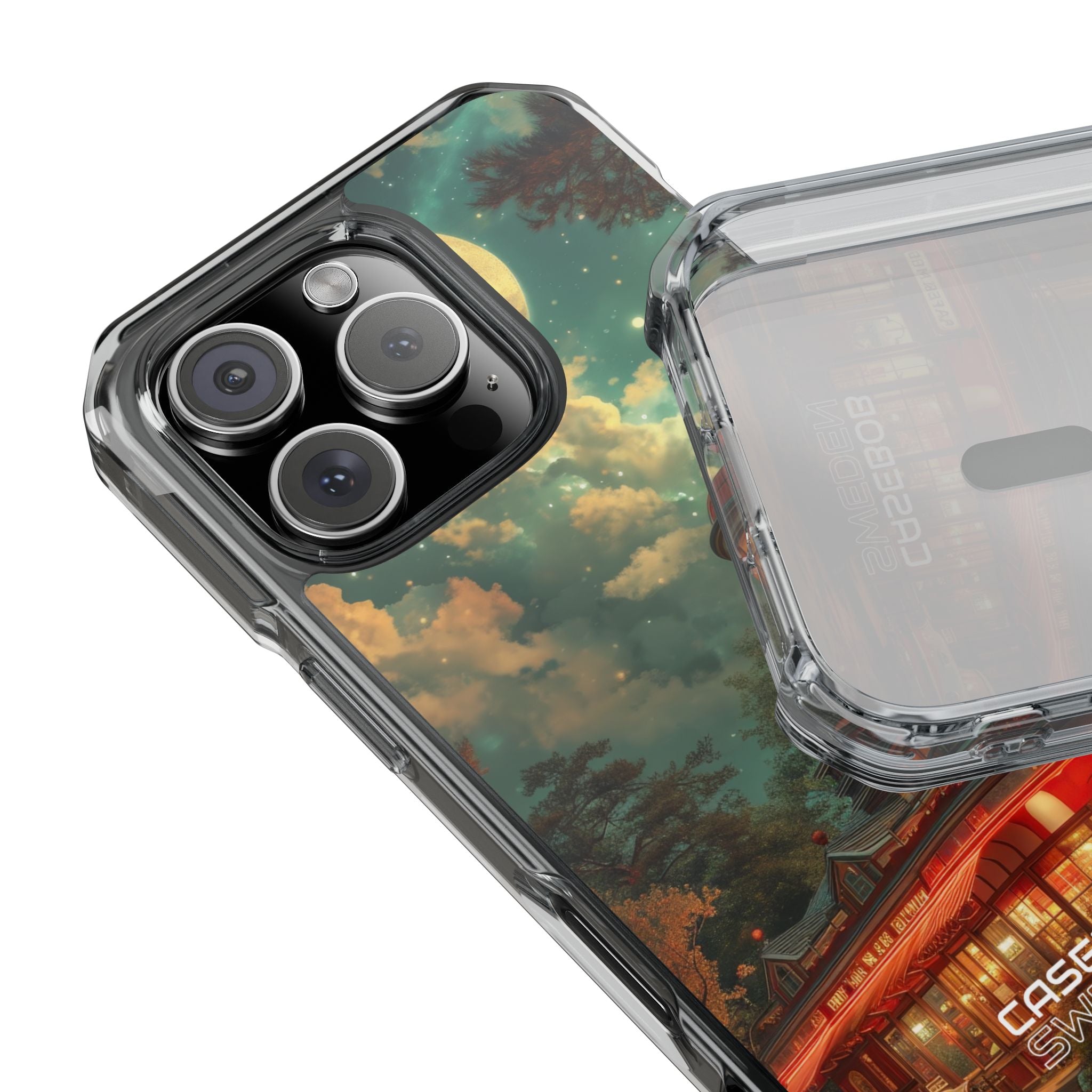 Retro Moonlight Cafe iPhone 16 - Impact Clear+