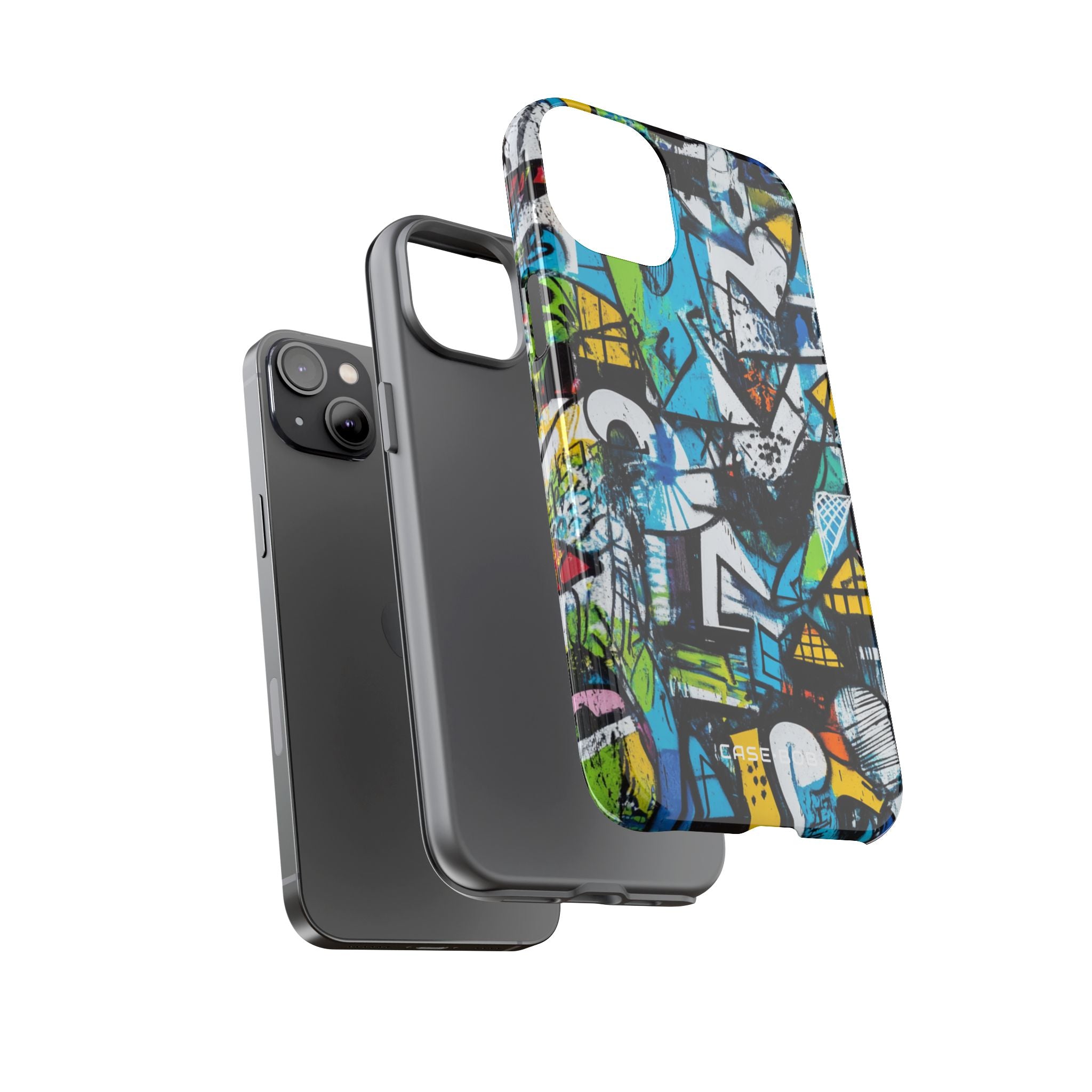 White Ripple Drift iPhone 14 Plus Case - Tough