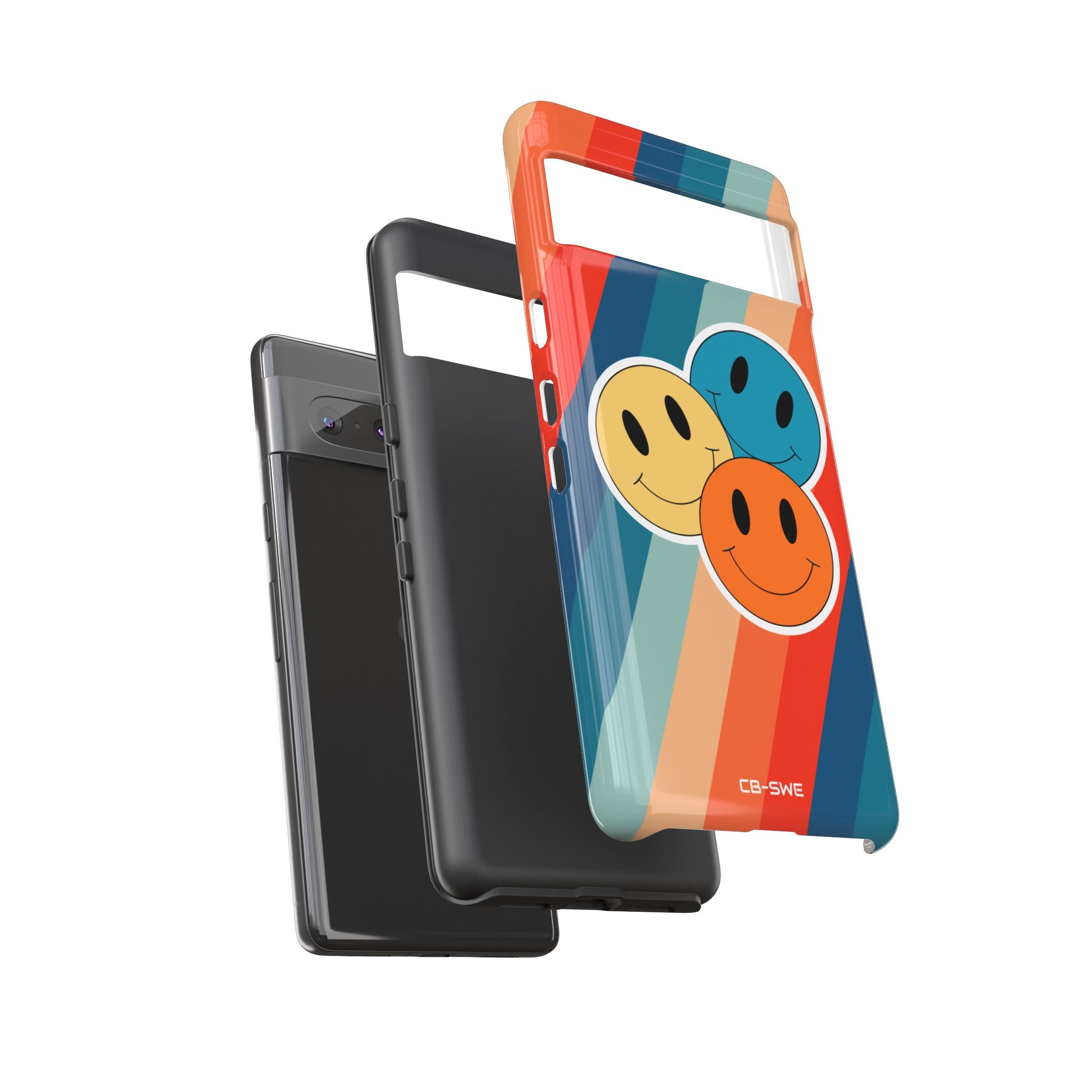 Retro Smiley Harmony - Google Pixel Case