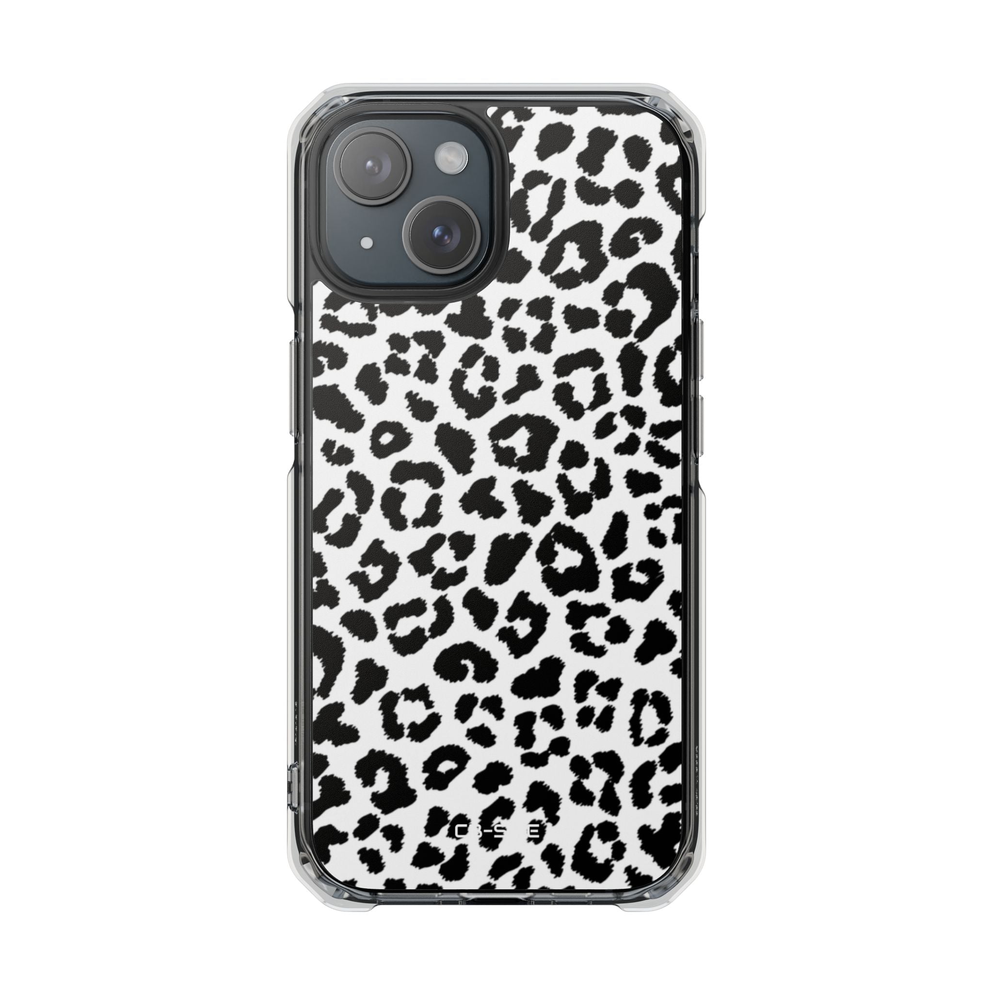 Monochrome Leopard Essence iPhone Case - Impact