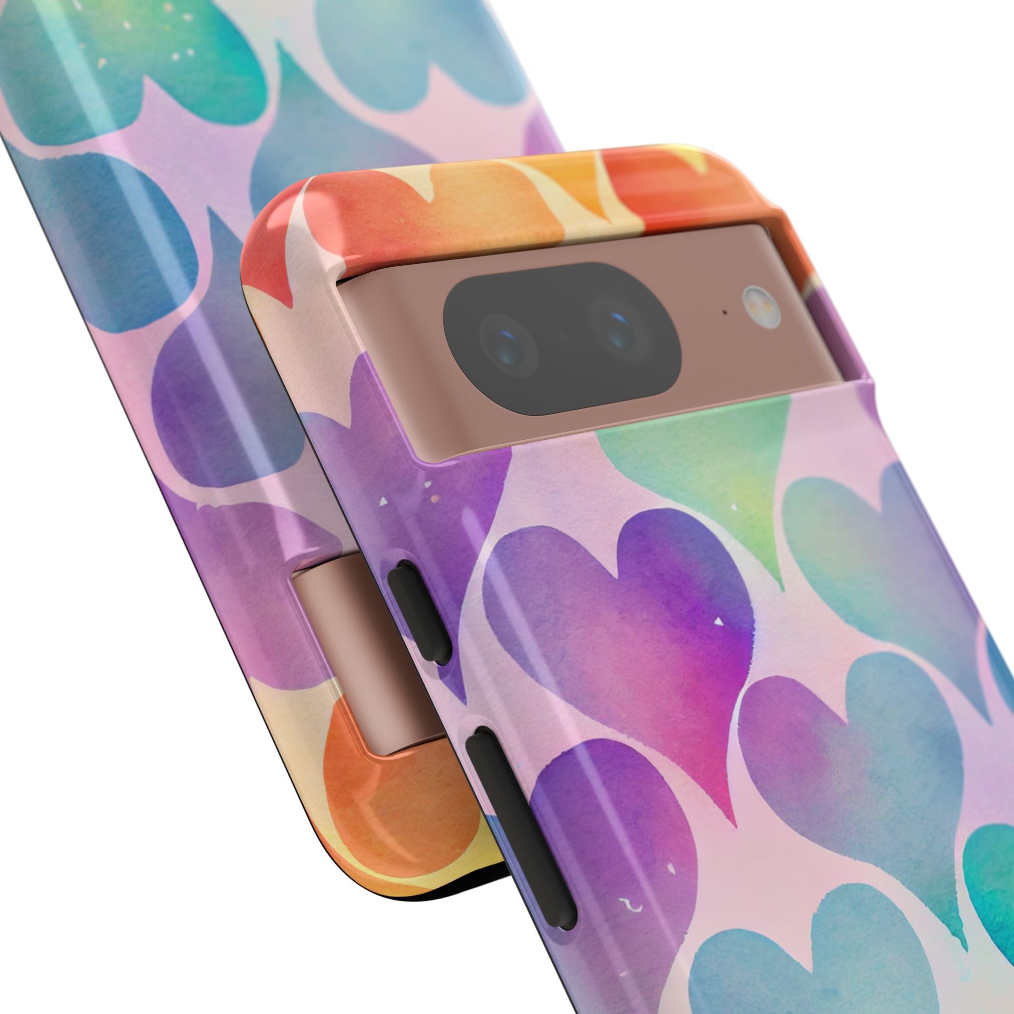 Watercolor Heart Symphony - Google Pixel Case