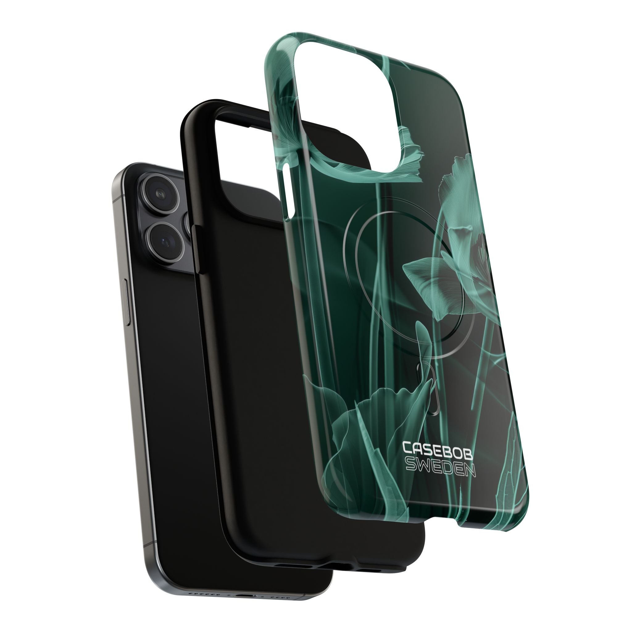 Teal Bloom Radiance iPhone 15 - Tough+