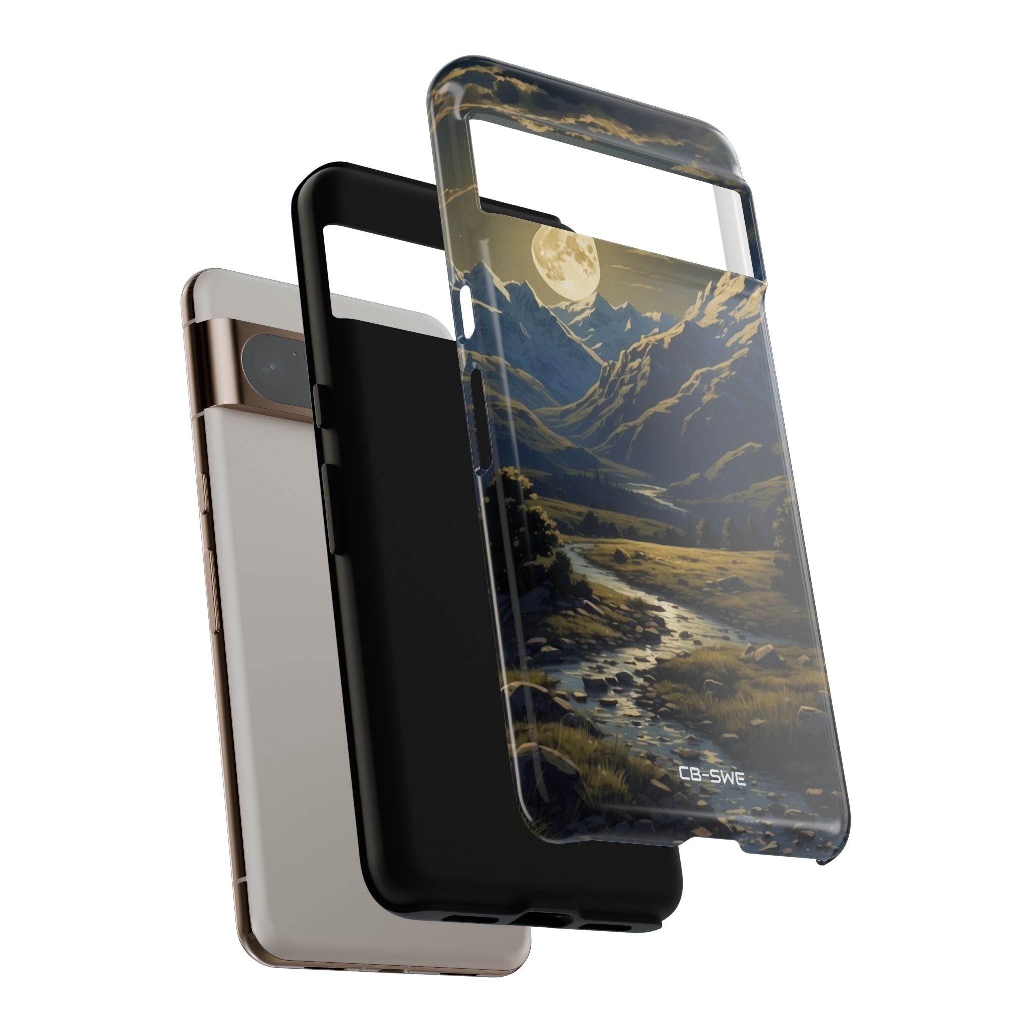 Moonlight Guides River - Google Pixel Case
