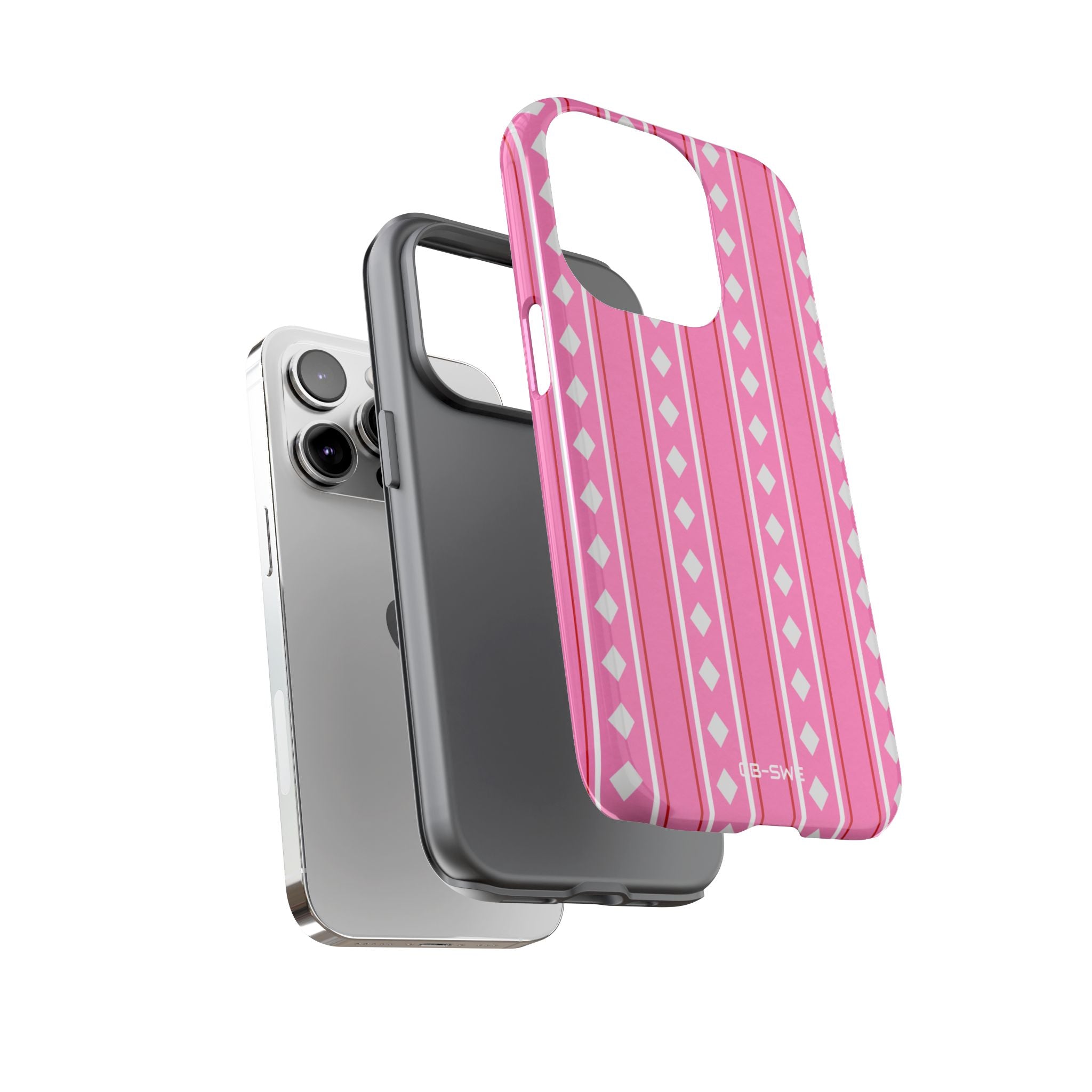 Pink Diamonds Symmetry - iPhone Case