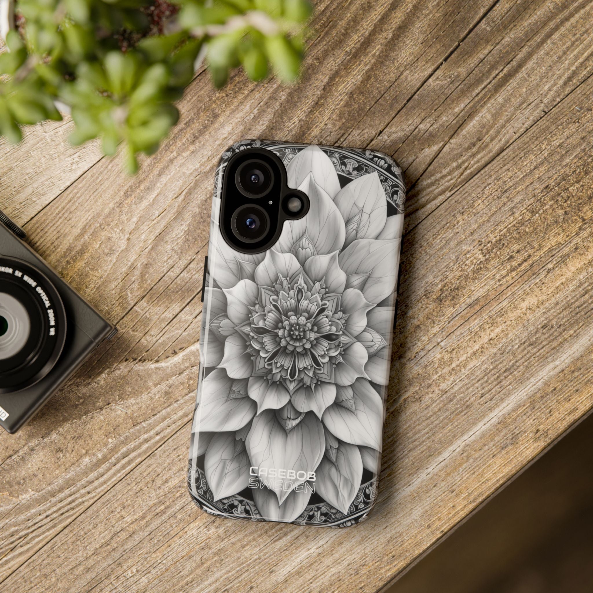 Cosmic Floral Mandala iPhone 16 - Tough