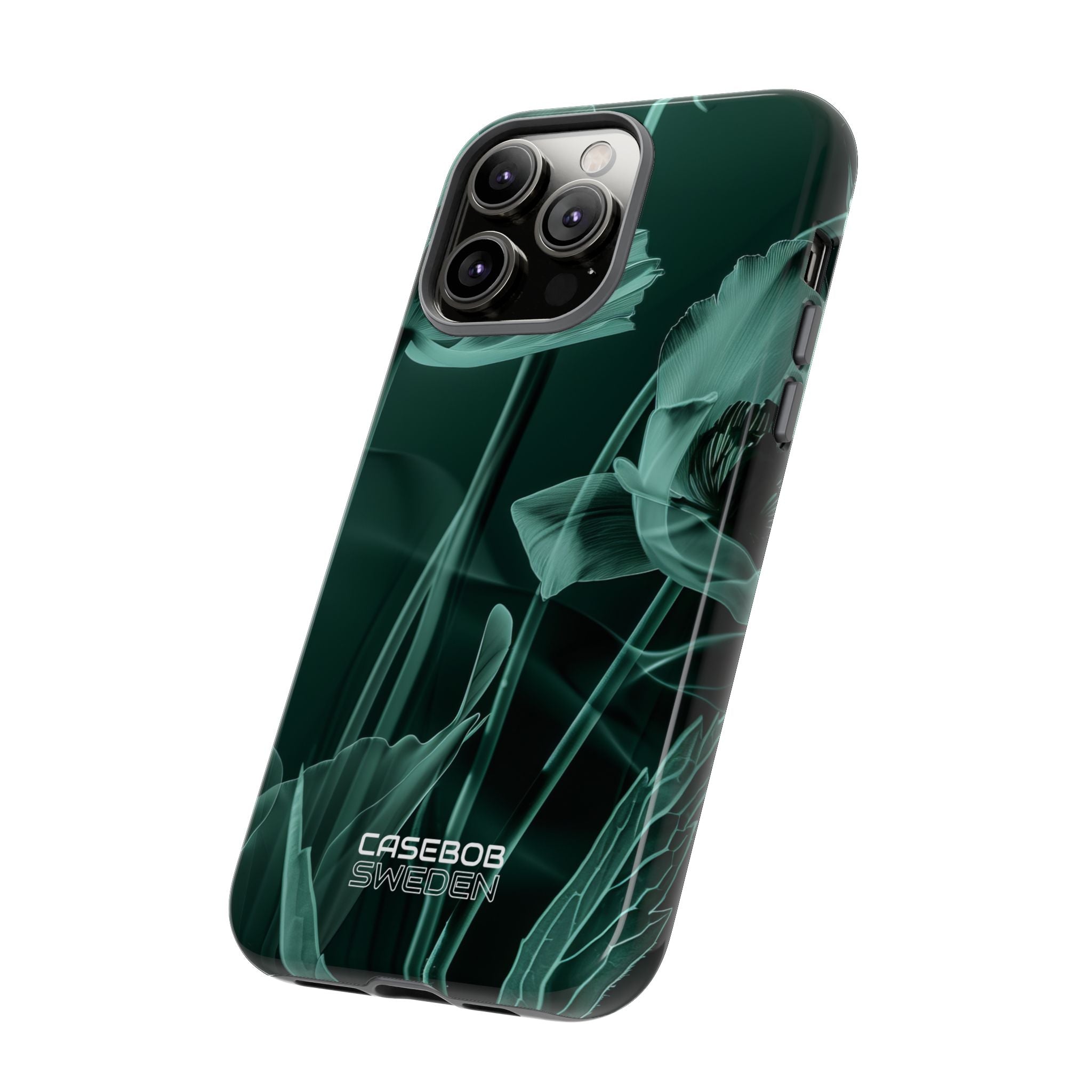 Teal Bloom Radiance iPhone 14 - Tough