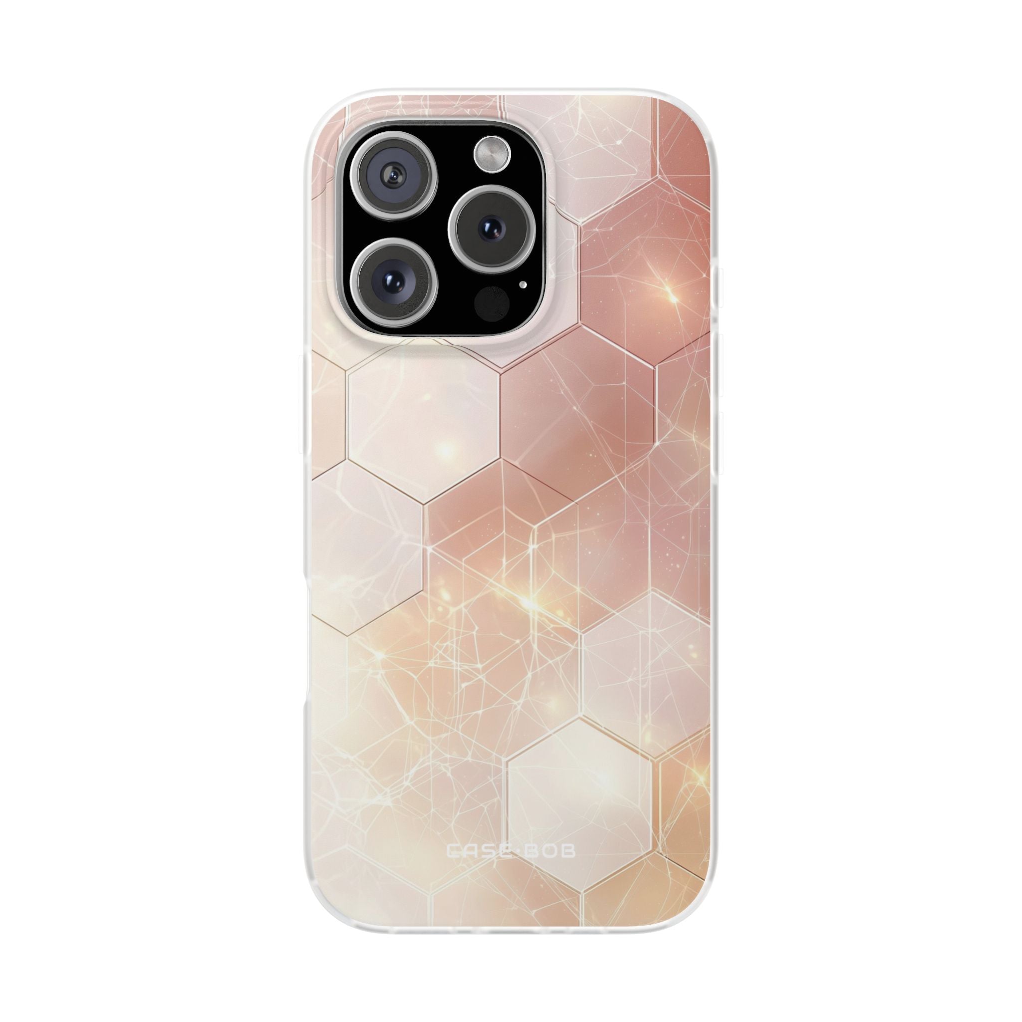 Honeycomb Glow iPhone 16 Pro Case - Soft