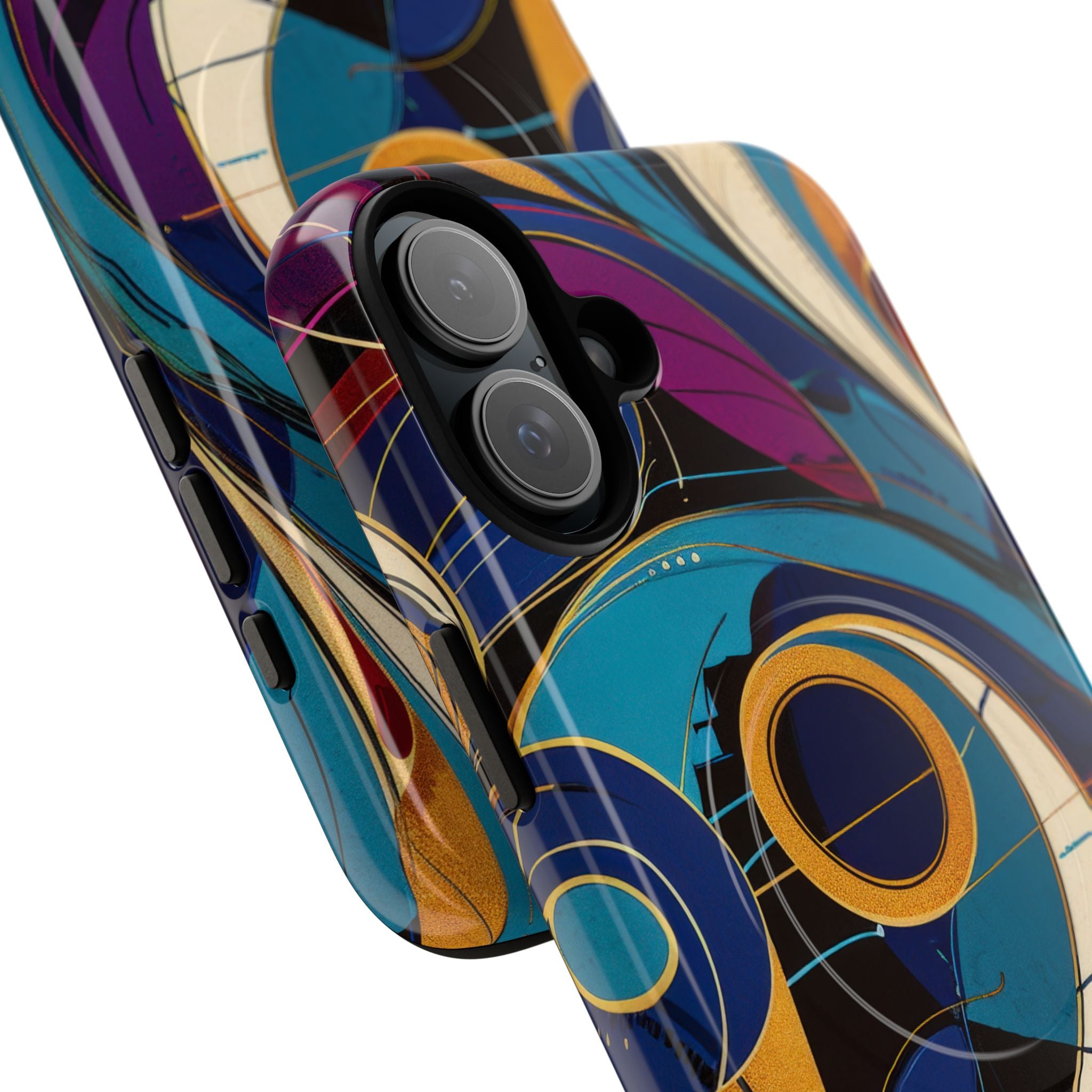 Swirling Copper Dreams iPhone 16 - Tough+