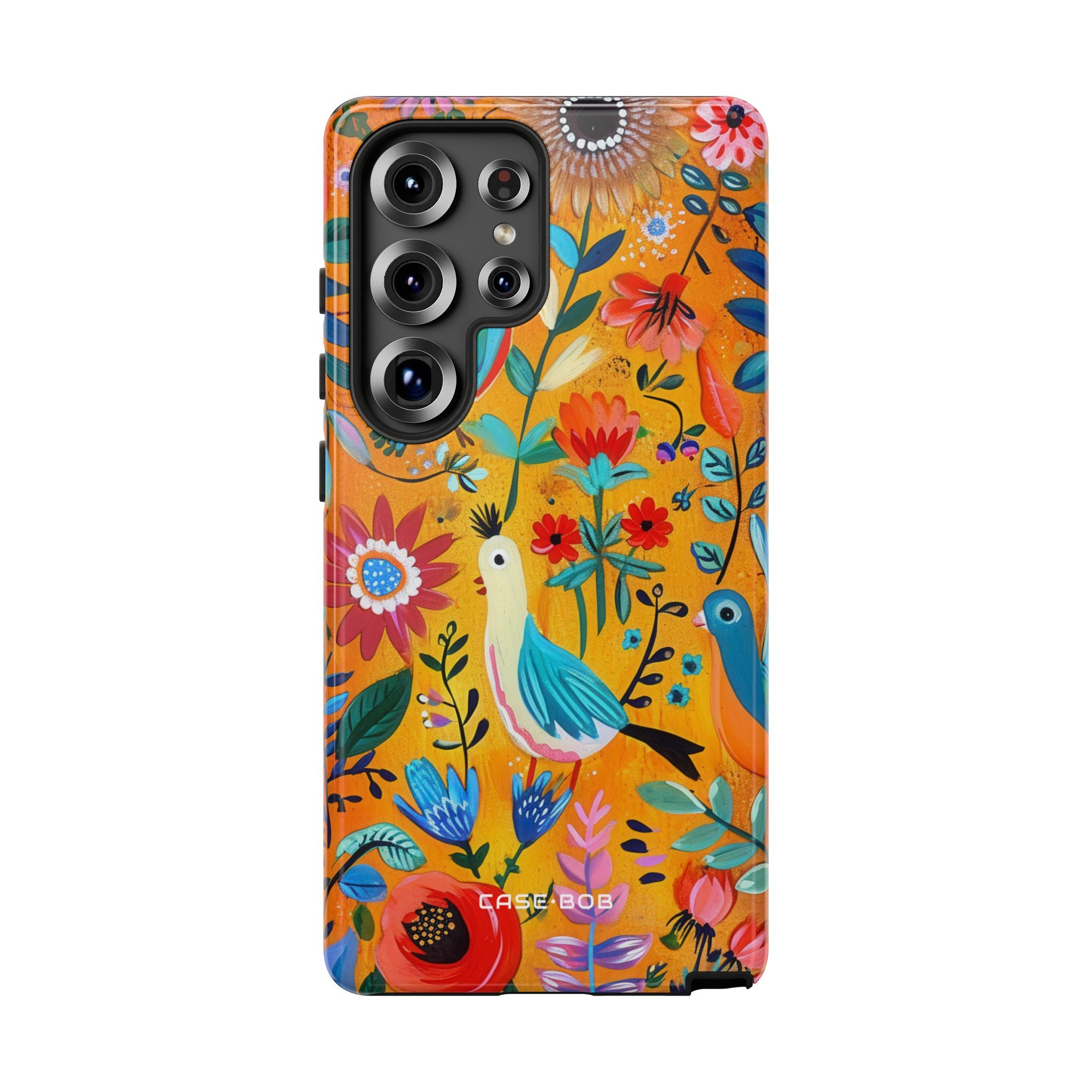 Colorful Birds Bloom Samsung S25 Ultra Case - Tough