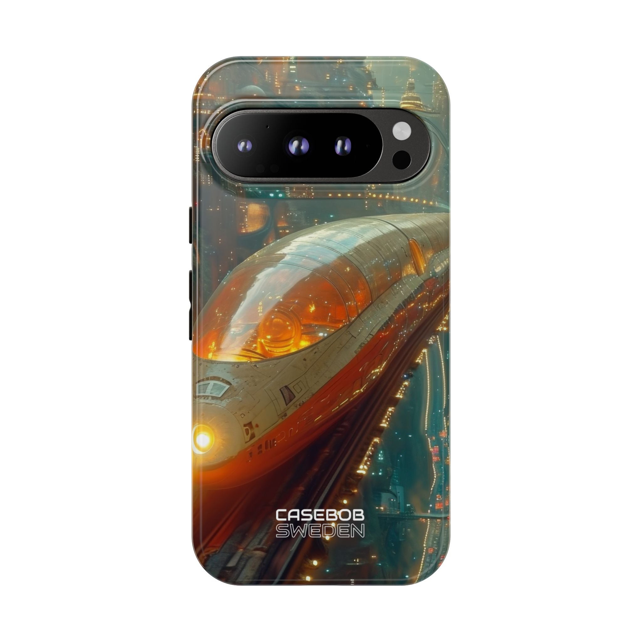 Futuristic Train Odyssey Google Pixel 9 - Tough