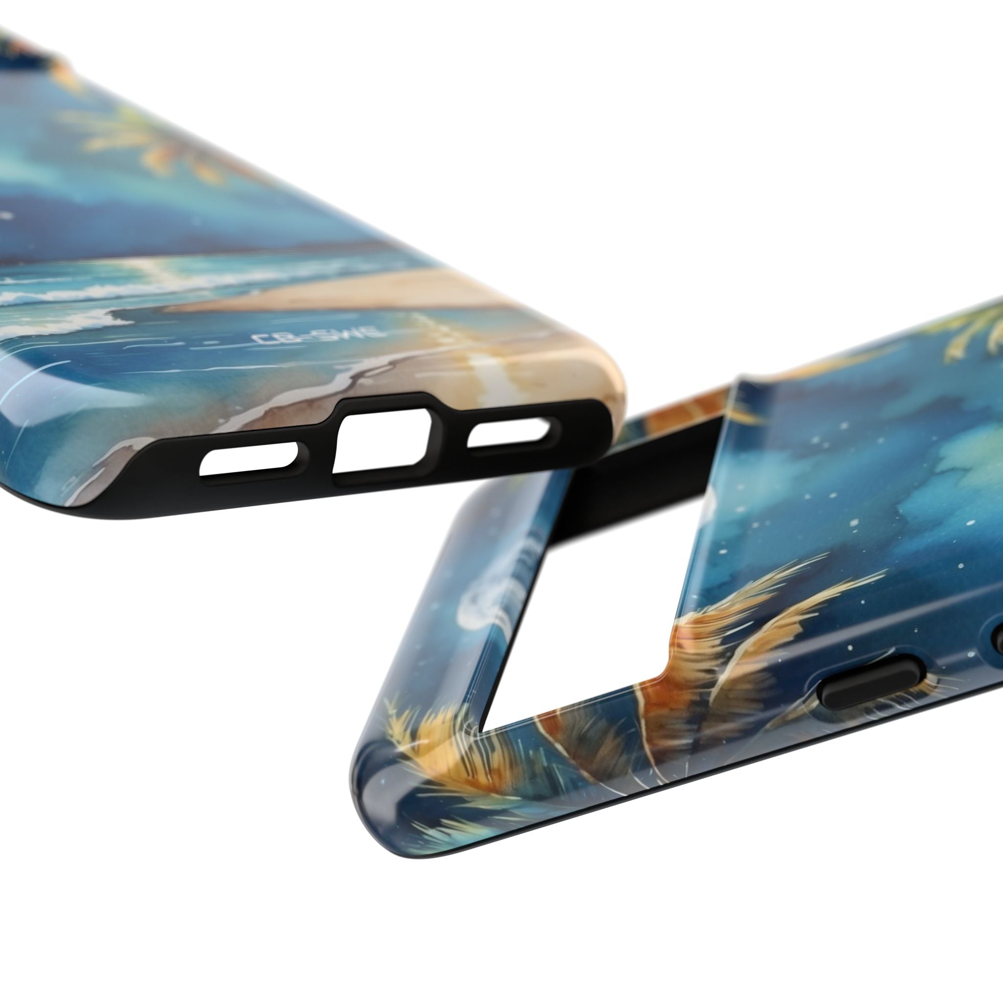 Moonlight Kisses Waves - Google Pixel Case
