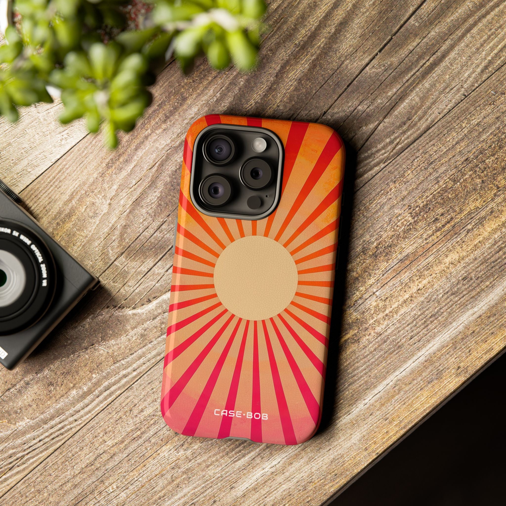 Sunburst Radiance iPhone 15 Pro Case - Tough