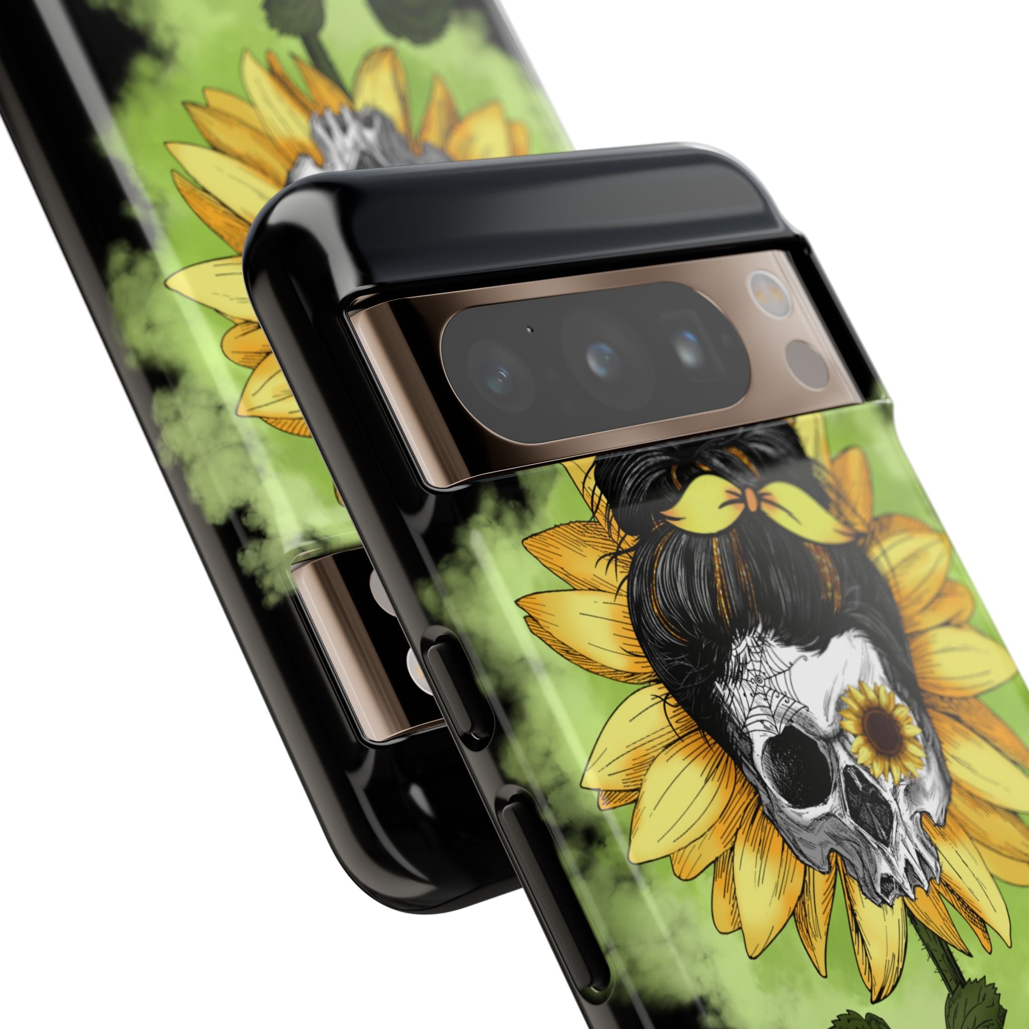Sunflower Skull Fusion - Google Pixel Case