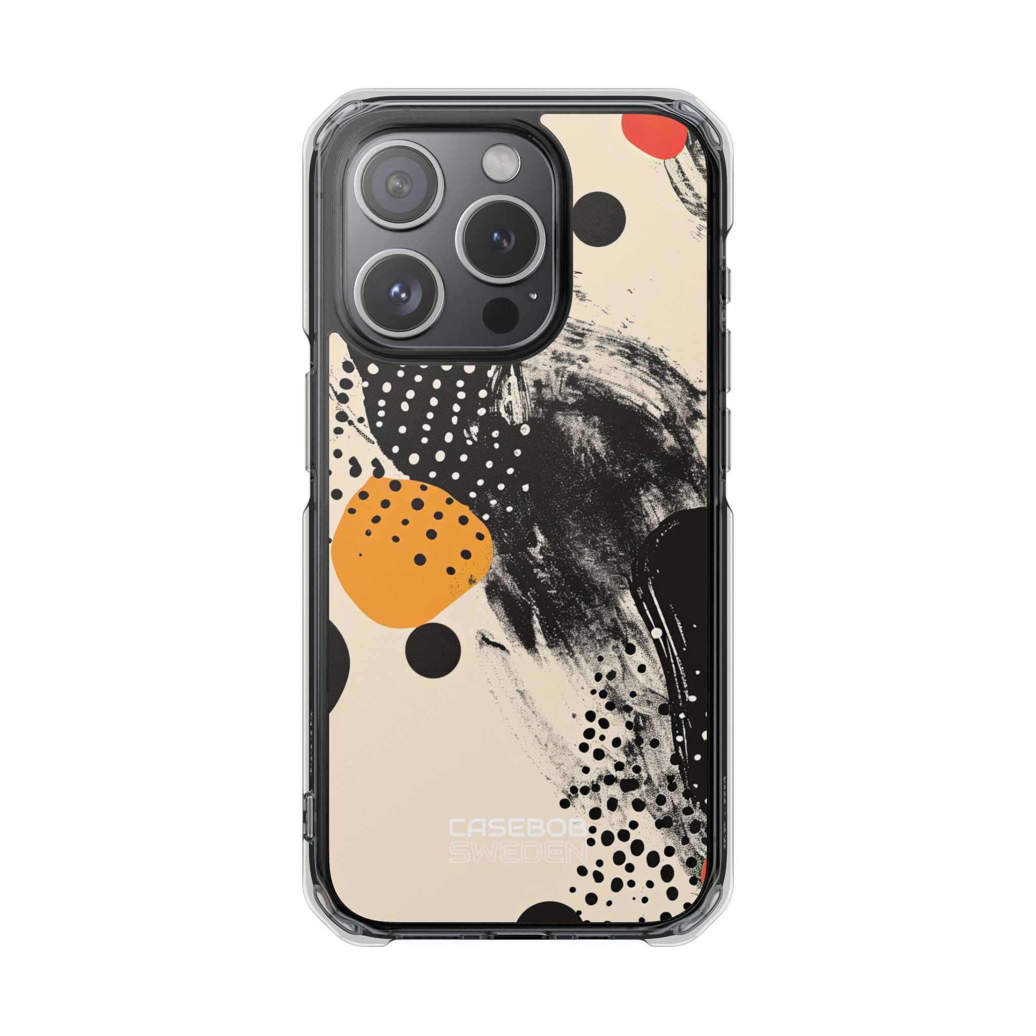 Swirl Chaos Geometry iPhone 15 - Impact Clear+