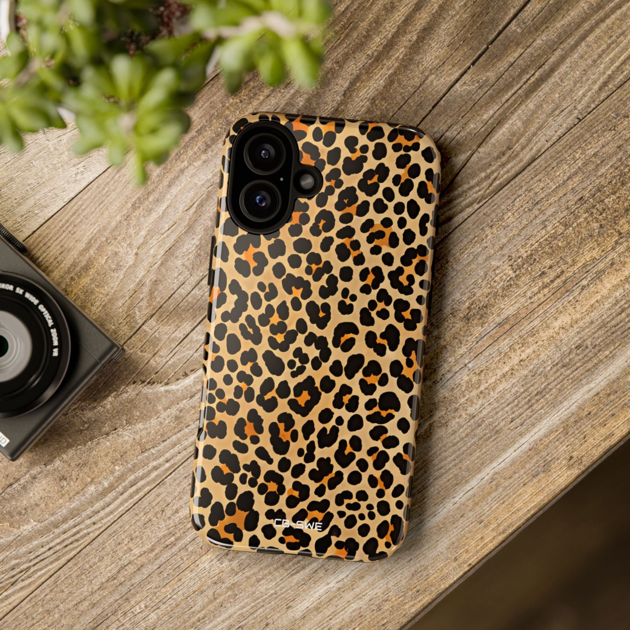 Leopard Print Elegance - iPhone Case
