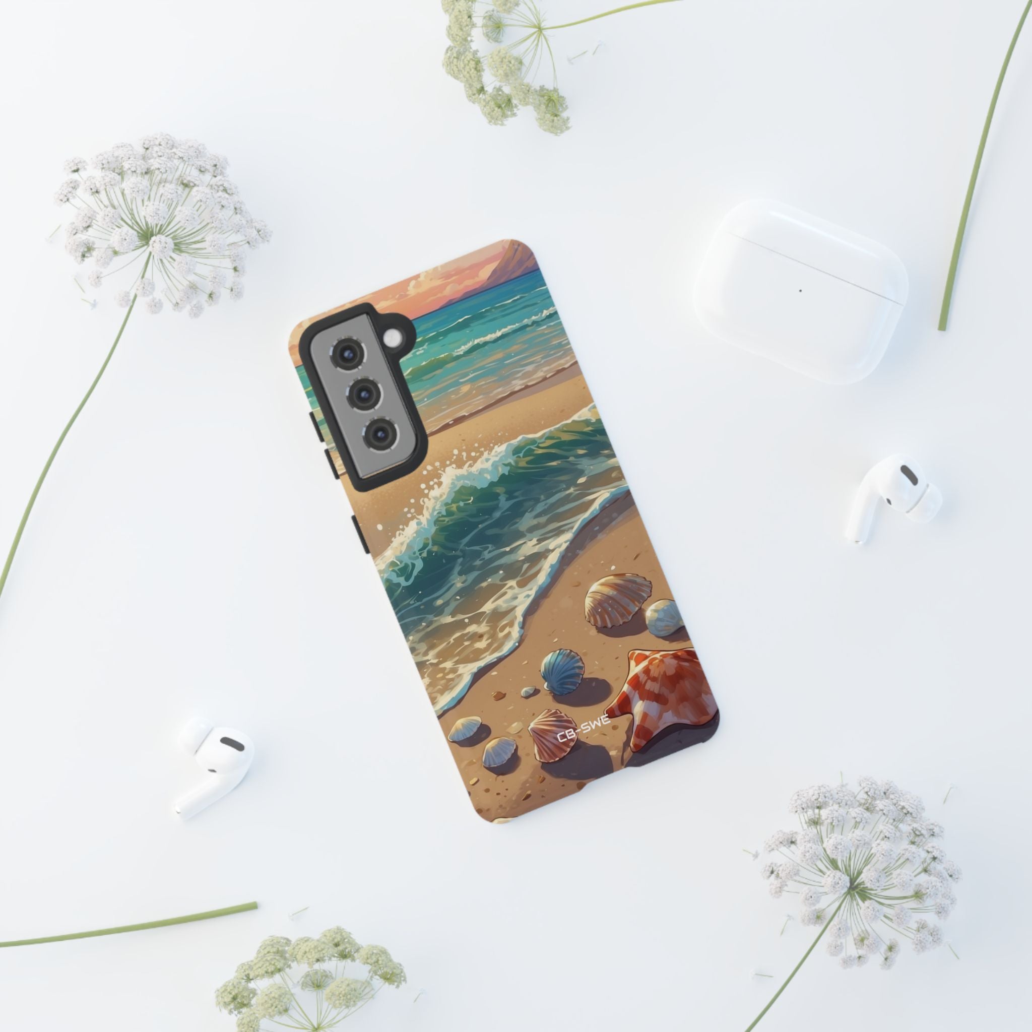 Seashells Kiss Shore - Samsung Case