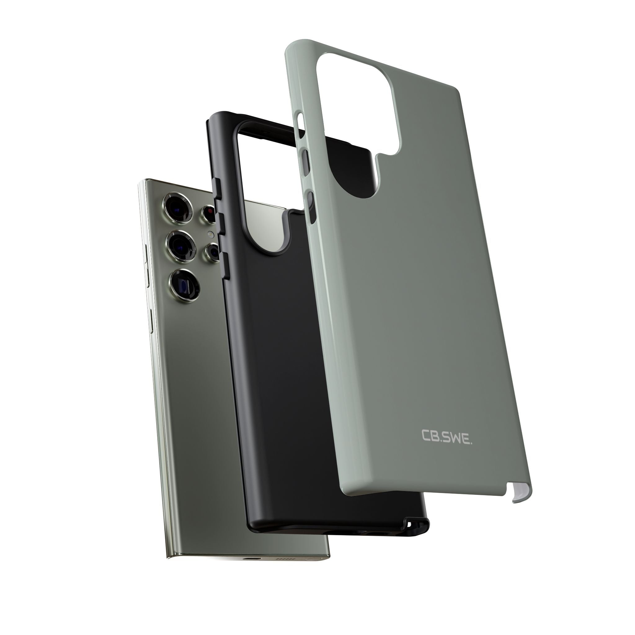 Ash Grey Samsung Case - Tough
