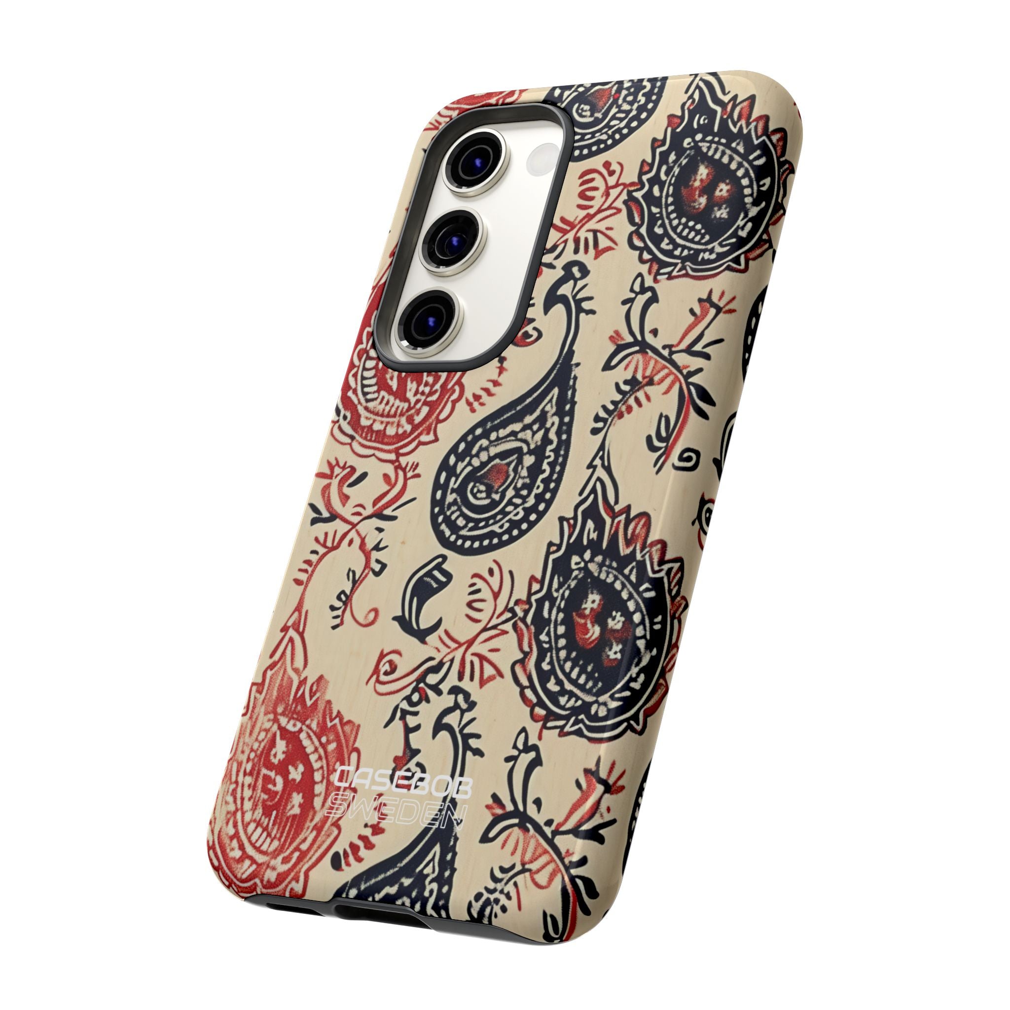 Navy Paisley Swirl Samsung S23 - Tough