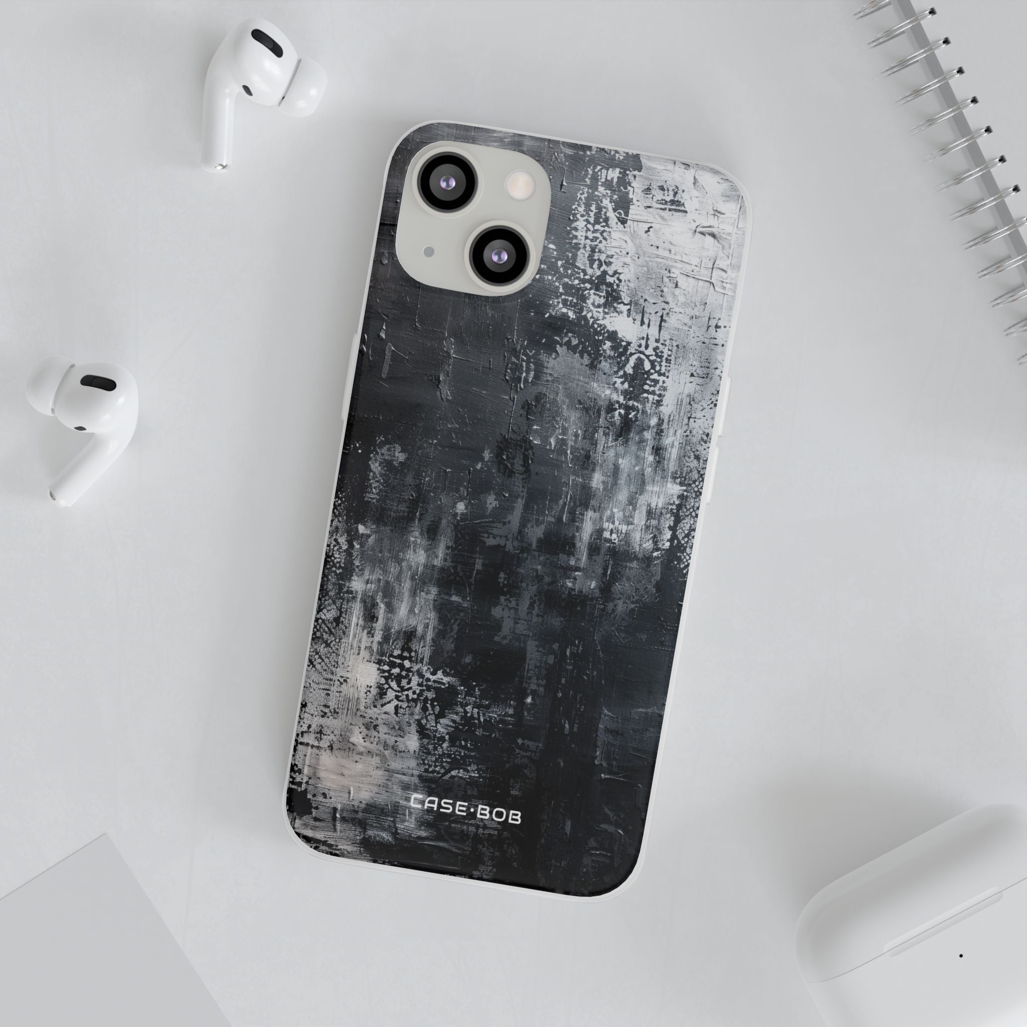 Textured Blackscape iPhone 13 - Soft