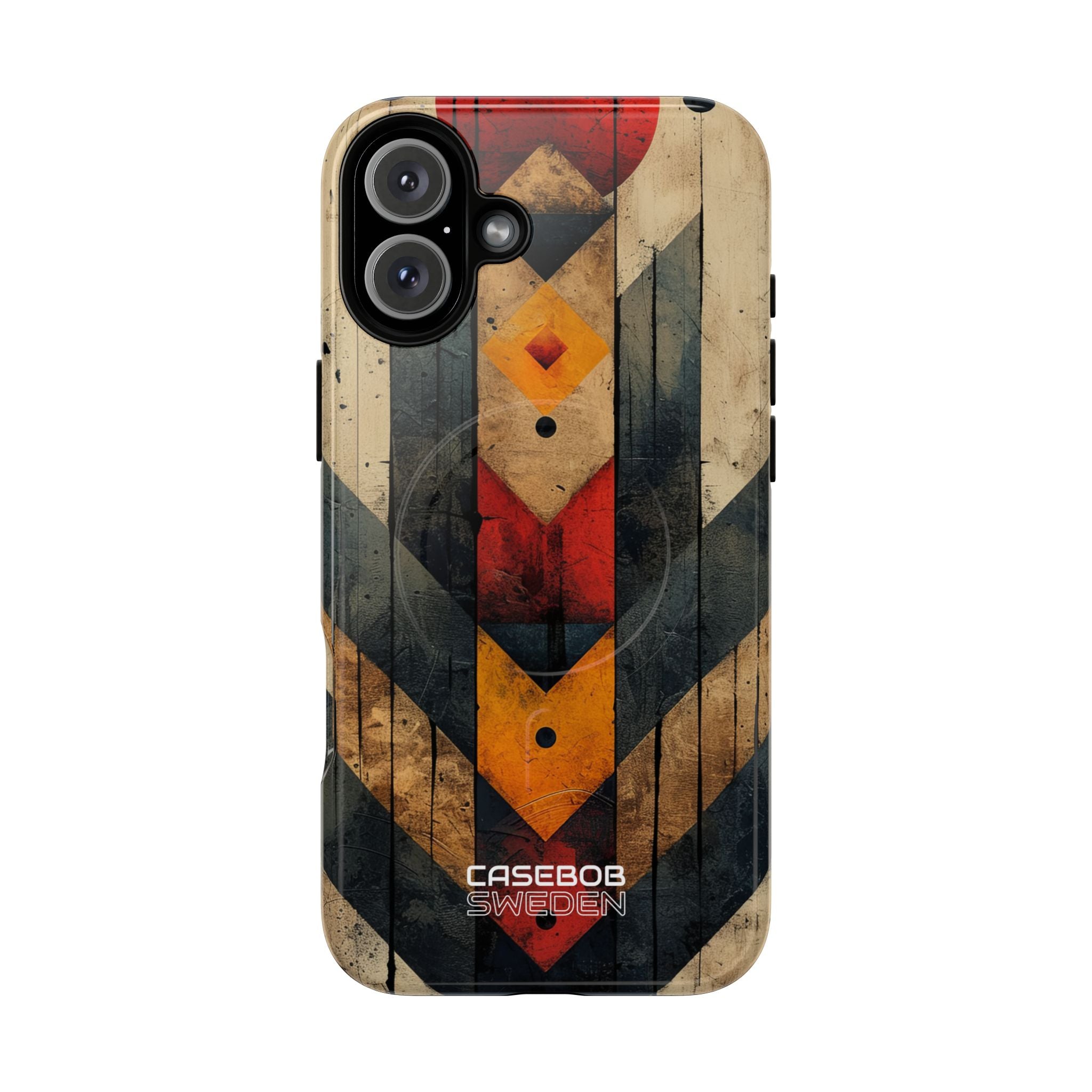 Geometric Fire Rise iPhone 16 - Tough+