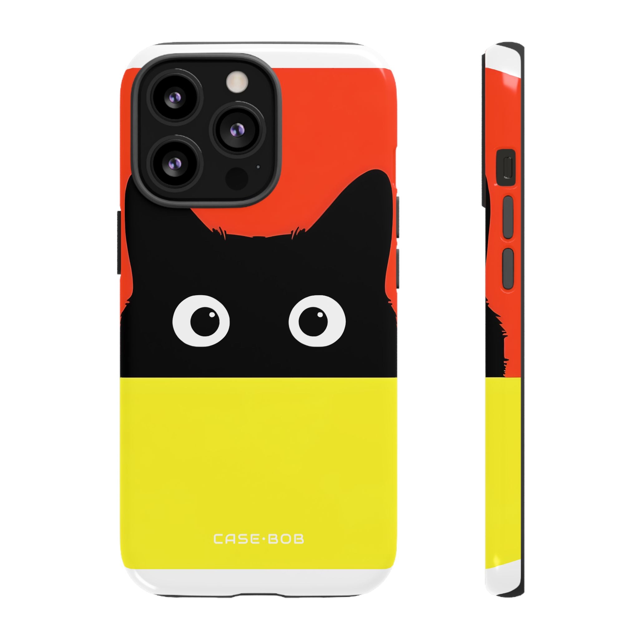 Peekaboo Cat Crimson iPhone 13 Pro Case - Tough
