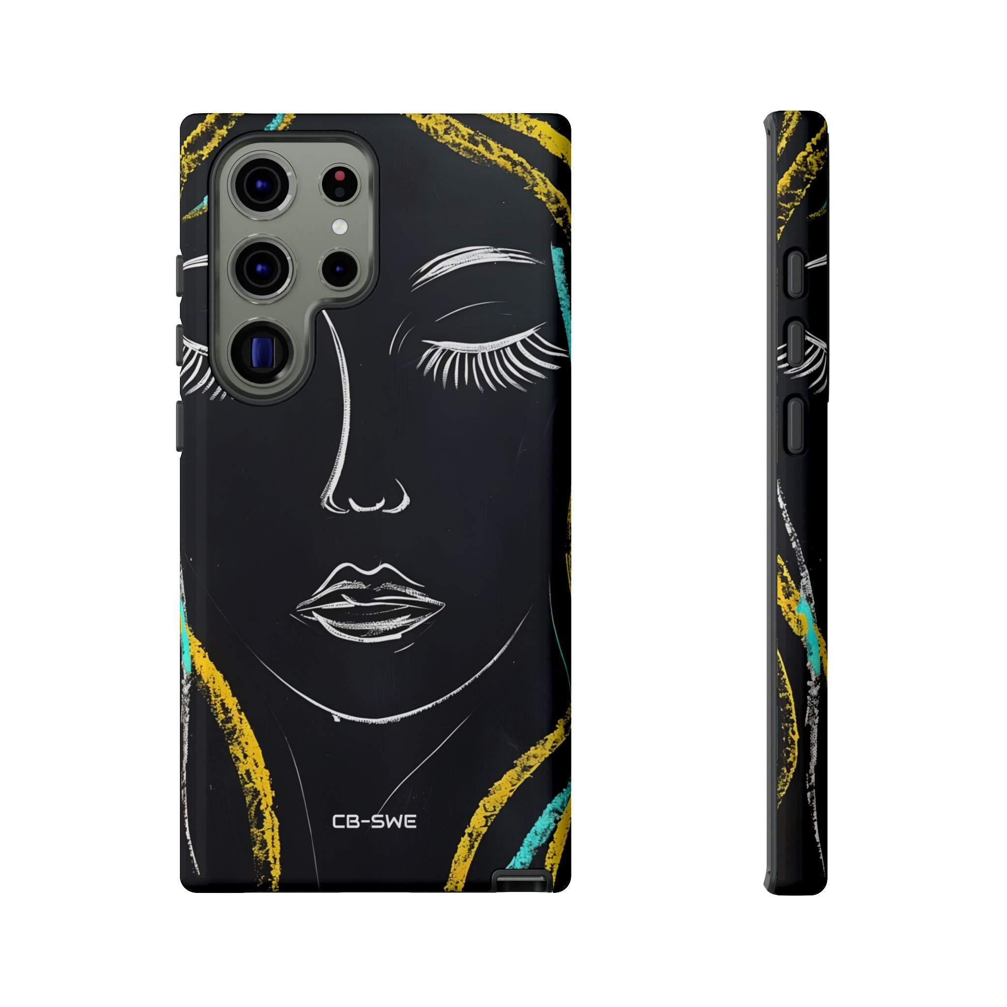 Vivid Minimalist Portrait - Samsung Case