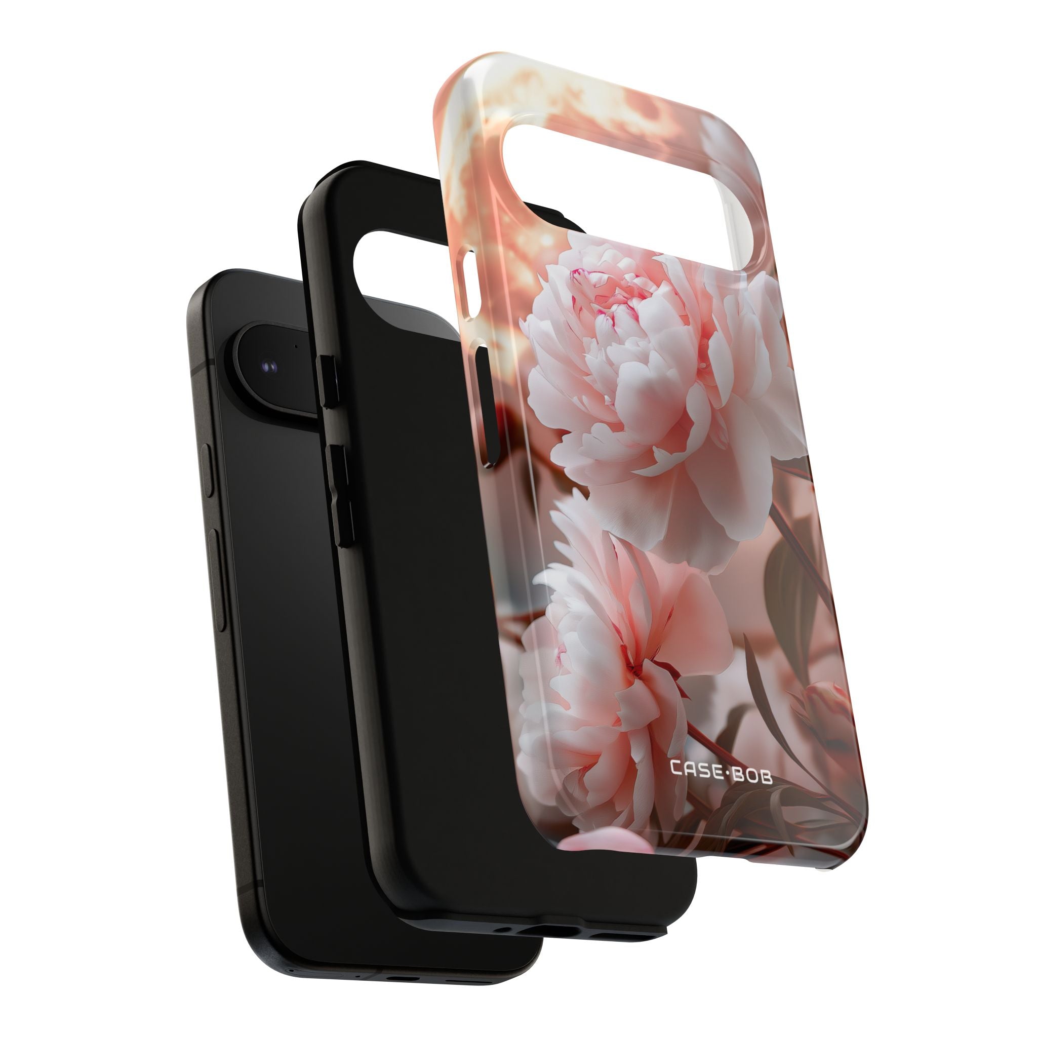 Peony Moonlight Google Pixel 9 Case - Tough