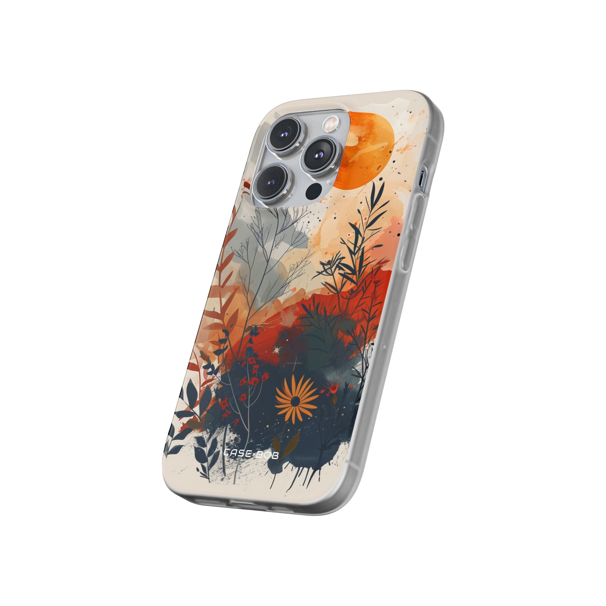 Orange Solstice iPhone 14 Pro Case - Soft