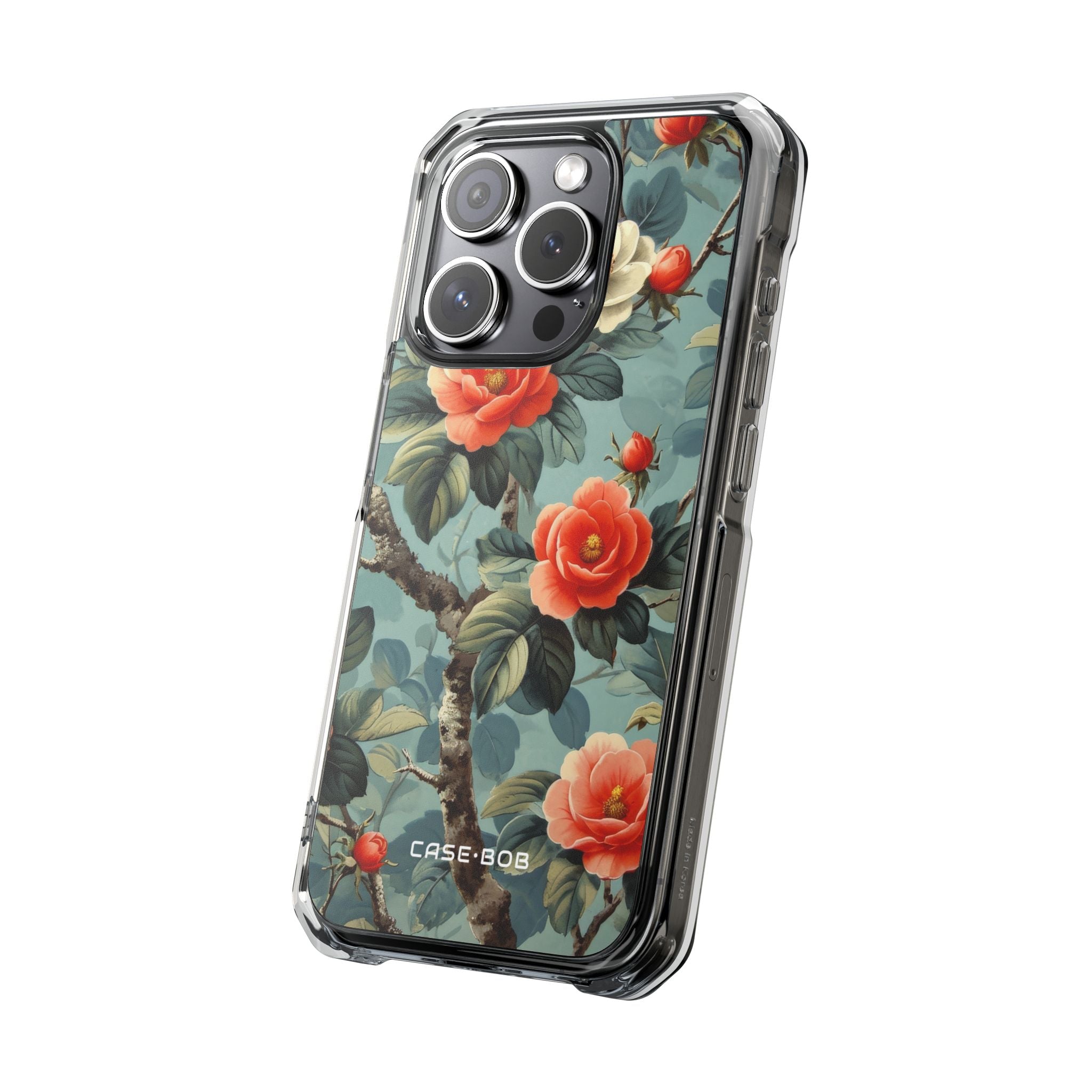 Coral Bloom iPhone 15 Pro Case - Impact