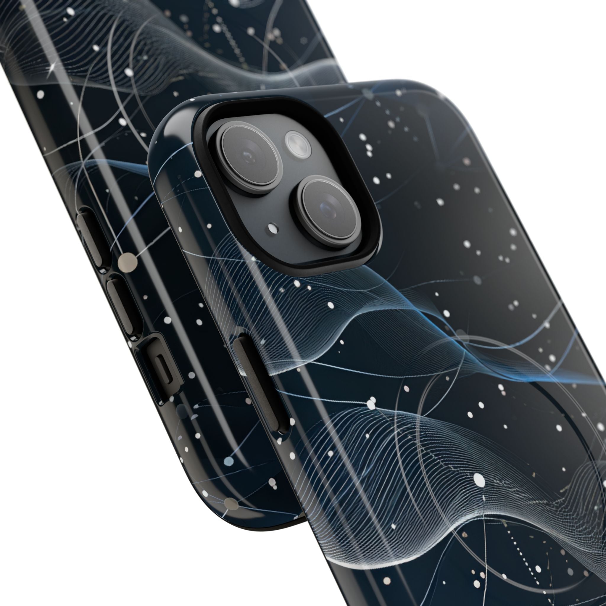 Cosmic Wave Network iPhone 15 - Tough+