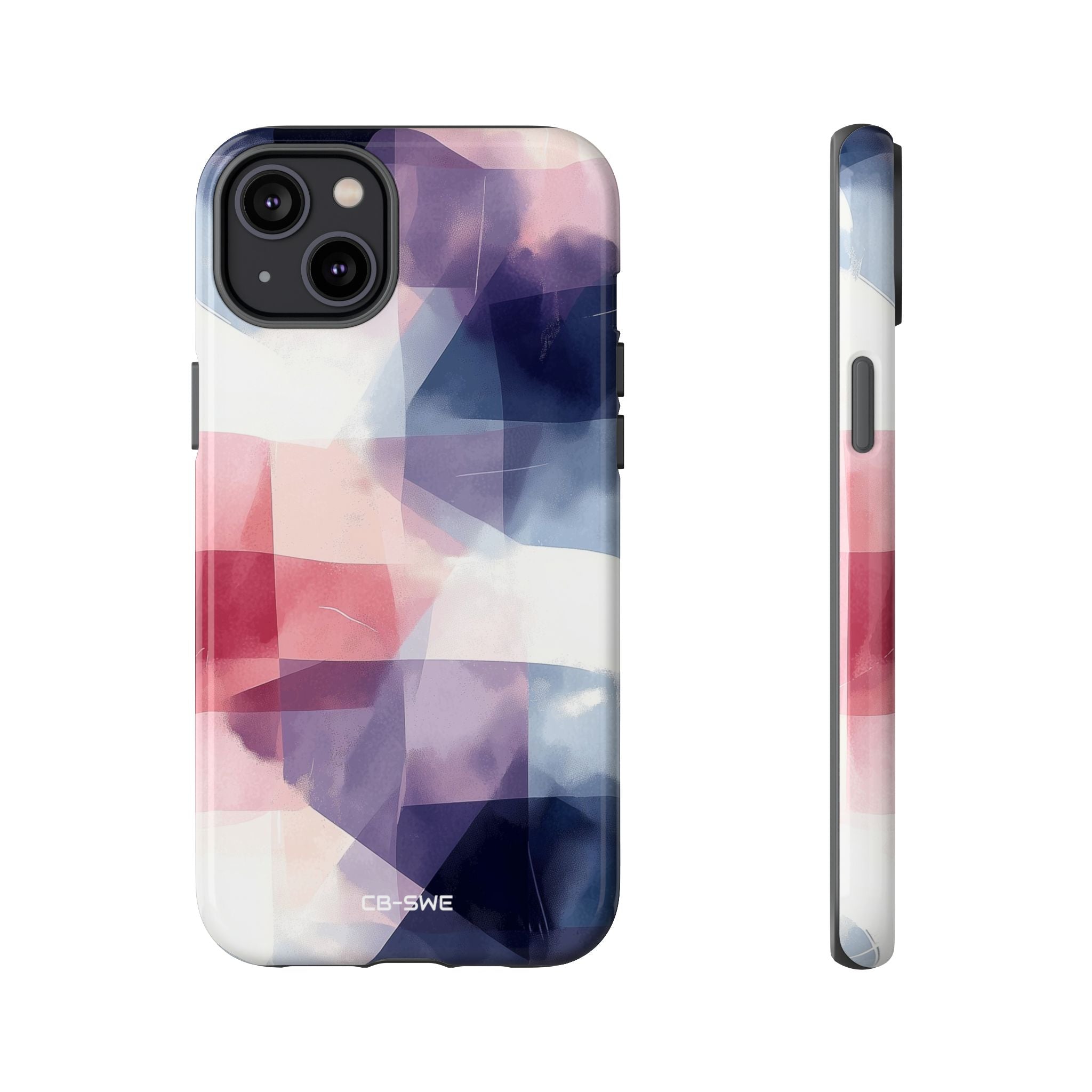 Fluid Shapes Merge - iPhone Case