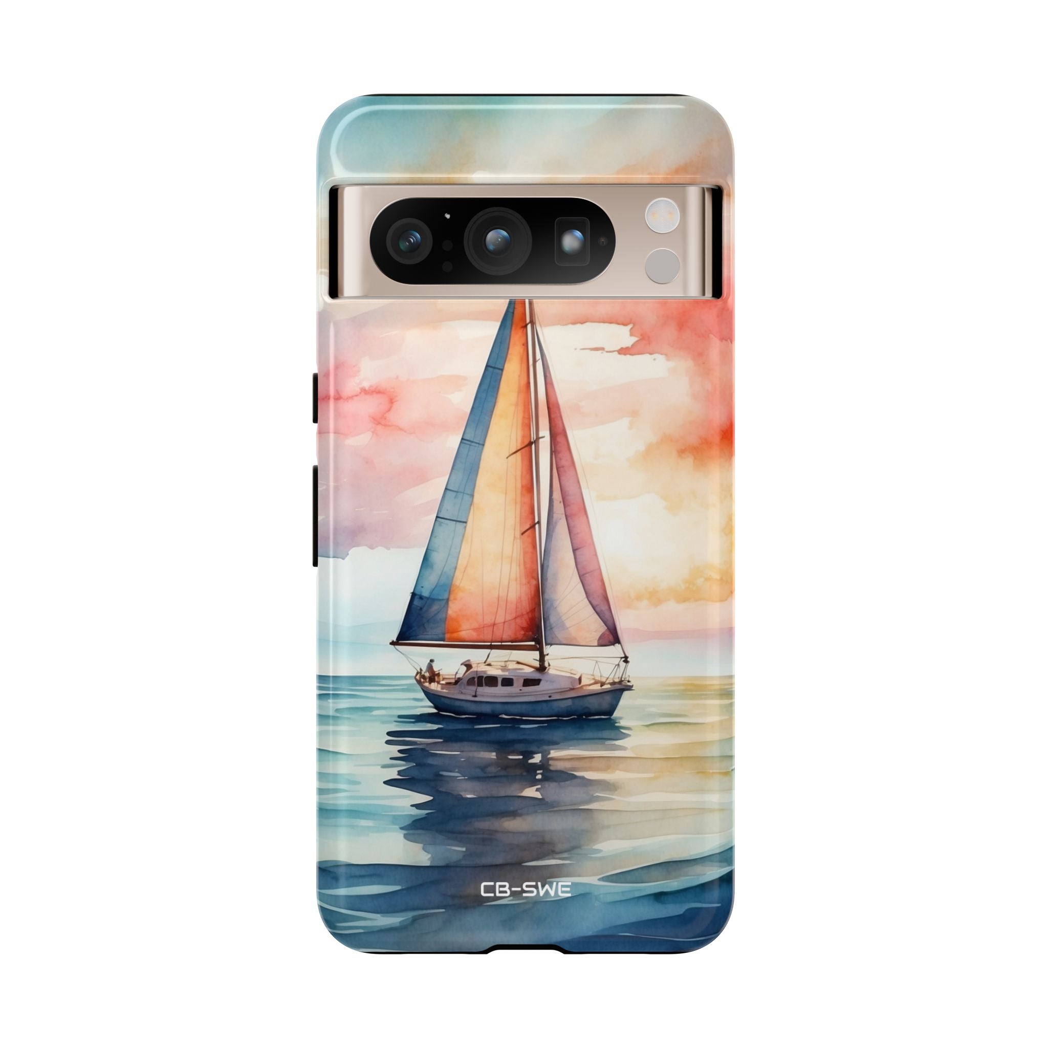 Sailboat Glides Calm - Google Pixel Case